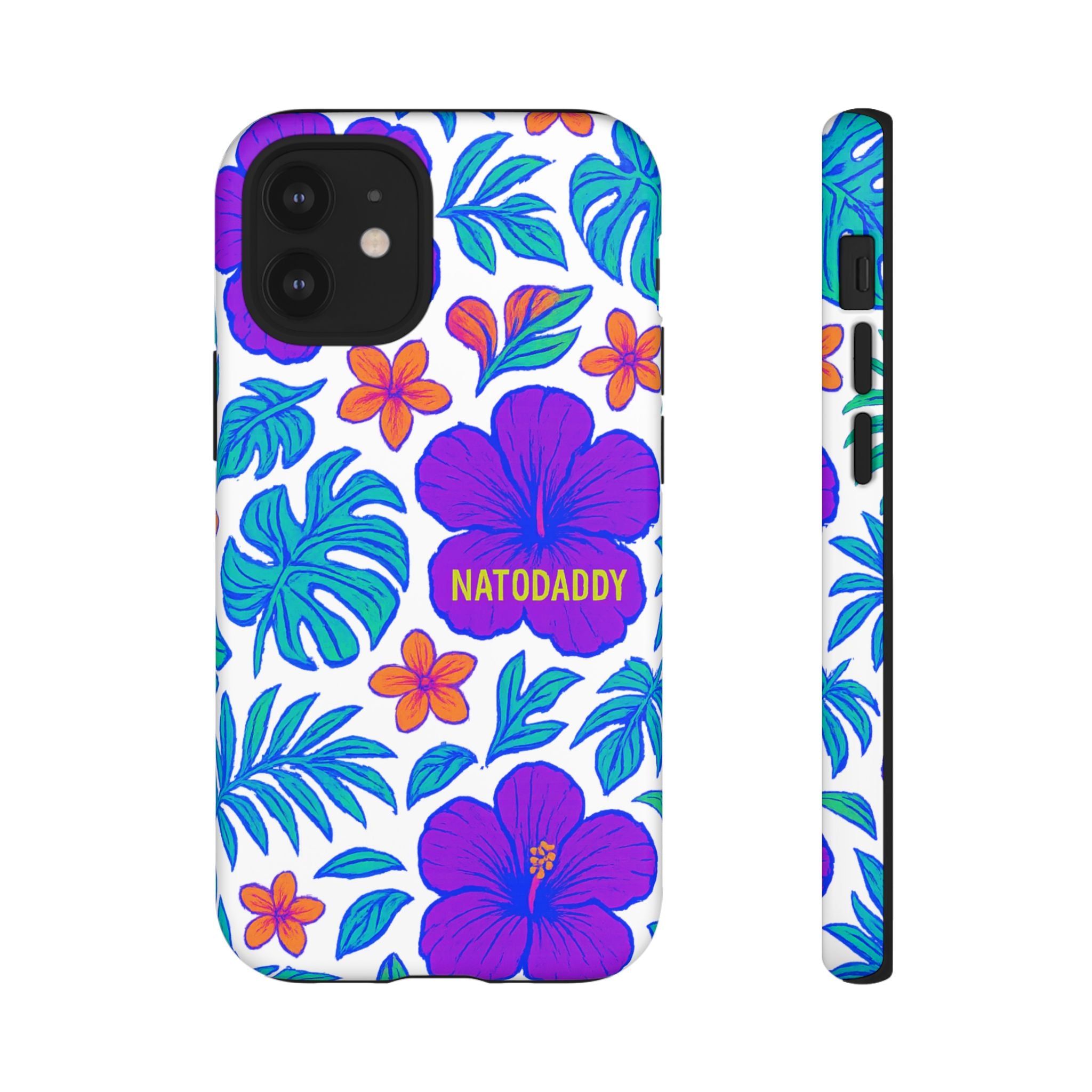 Tropical Phone Case | Tough Cases with Floral Design, Gift for Him/Her, Summer Vibe, Phone Accessory, Cute Design