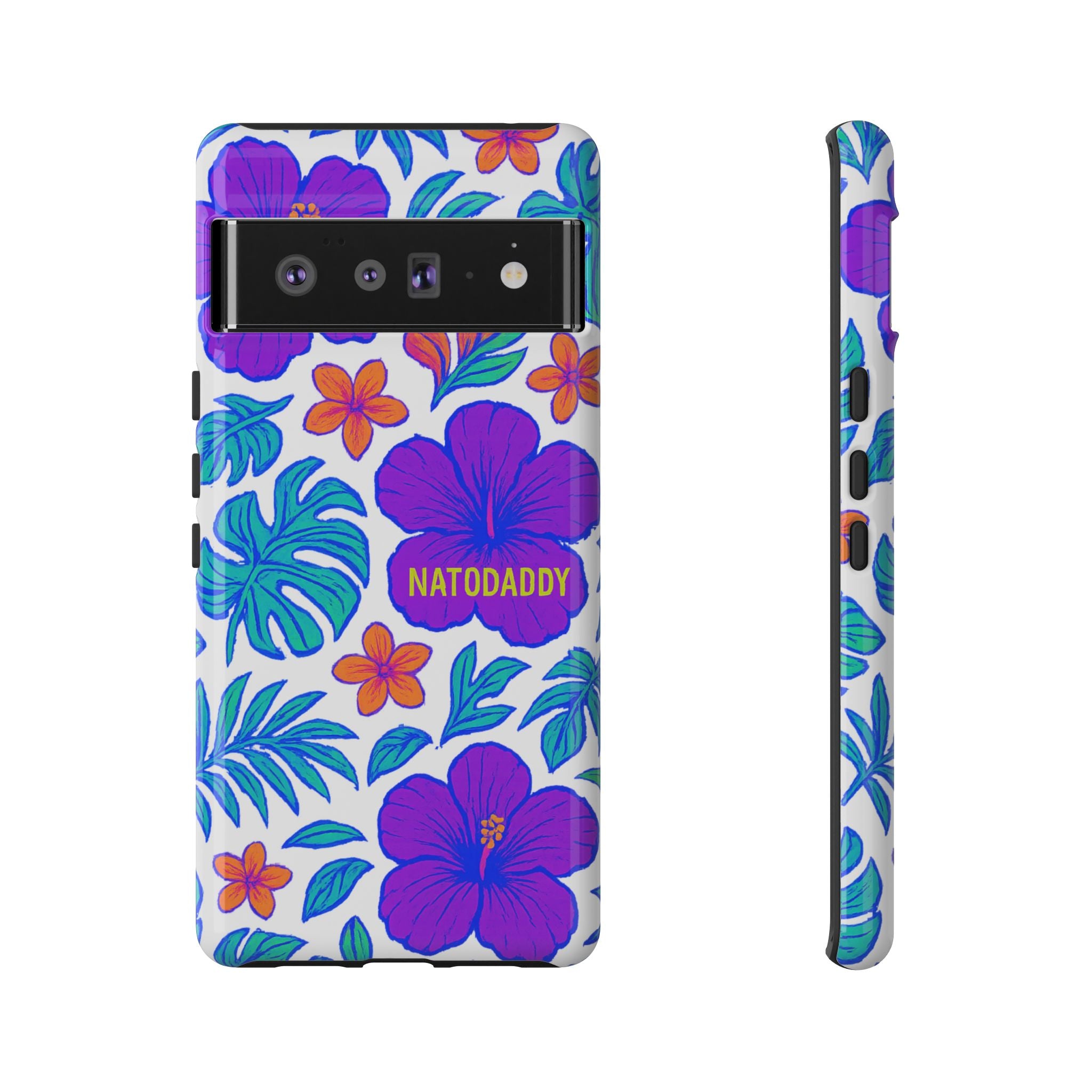 Tropical Phone Case | Tough Cases with Floral Design, Gift for Him/Her, Summer Vibe, Phone Accessory, Cute Design