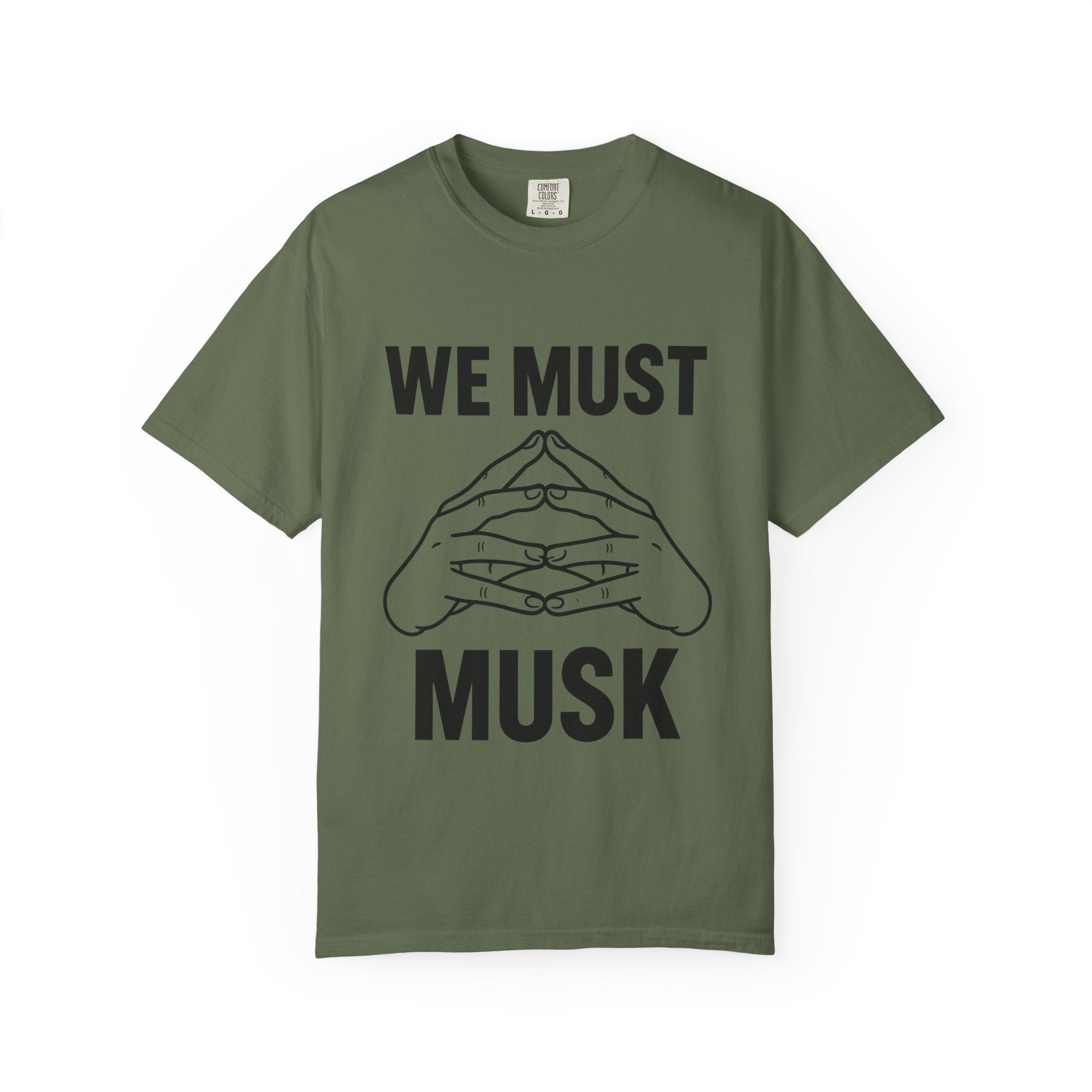 We Must Musk Unisex T-Shirt, Funny Graphic Tee for Tech Lovers, Gift for Elon Musk Fans, Casual Wear, Unique Statement Shirt
