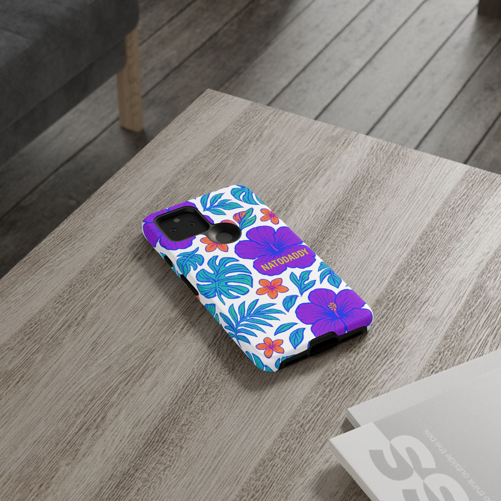 Tropical Phone Case | Tough Cases with Floral Design, Gift for Him/Her, Summer Vibe, Phone Accessory, Cute Design