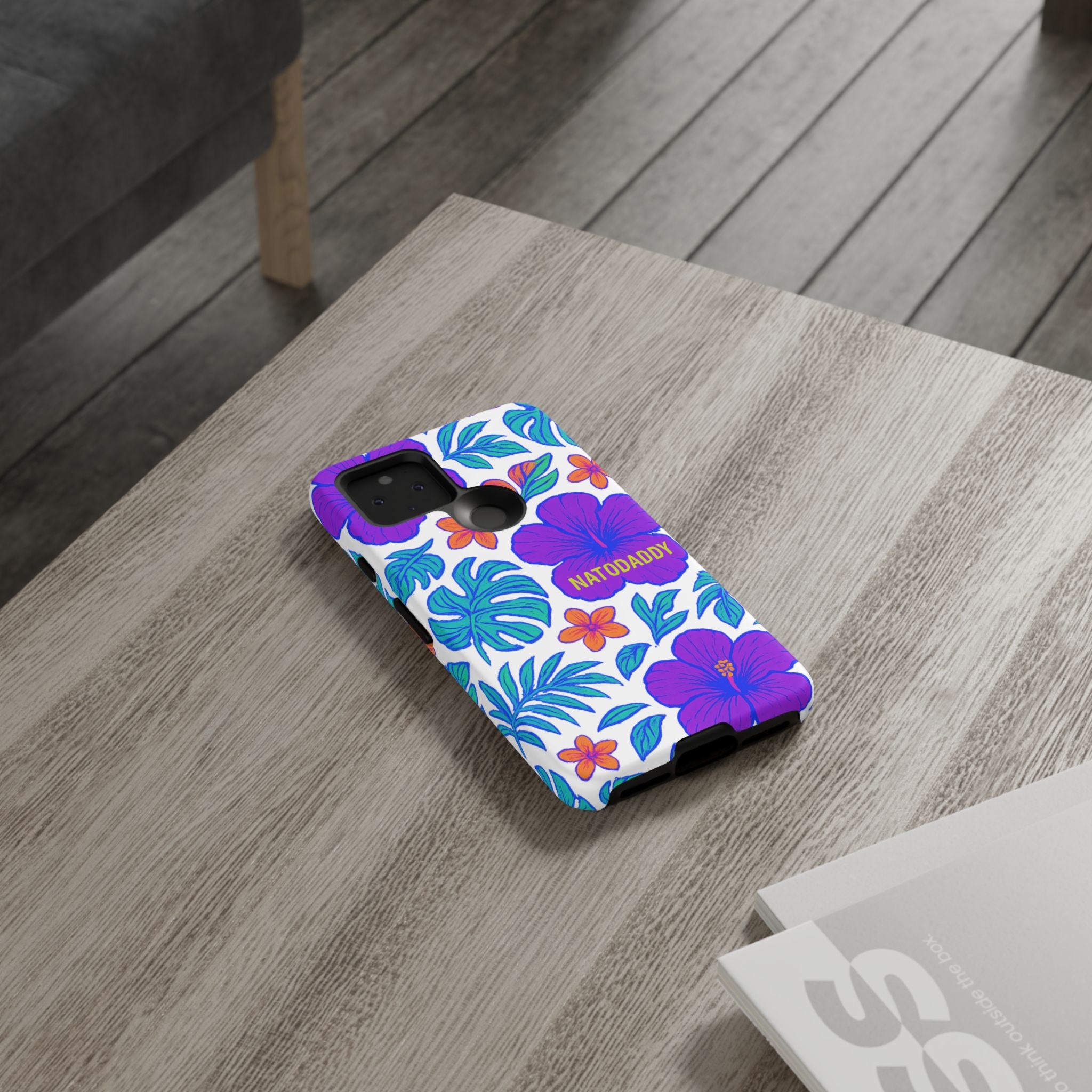 Tropical Phone Case | Tough Cases with Floral Design, Gift for Him/Her, Summer Vibe, Phone Accessory, Cute Design