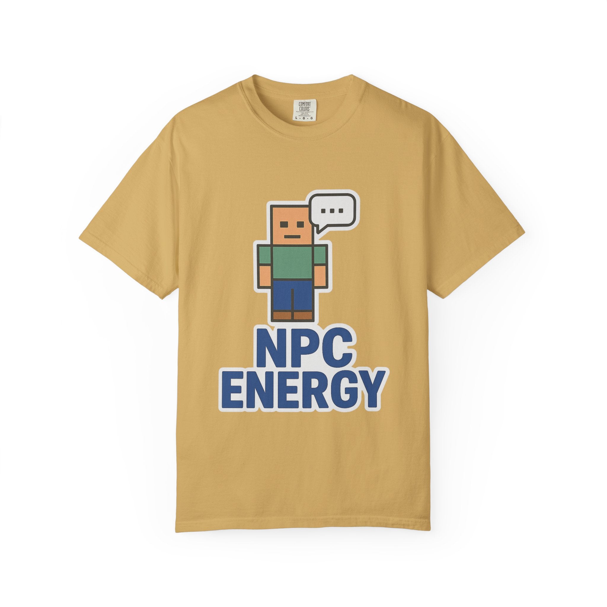 Unisex NPC Energy T-Shirt, Gamer Tee, Perfect Gift for Gamers, Casual Wear, Fun Video Game Apparel