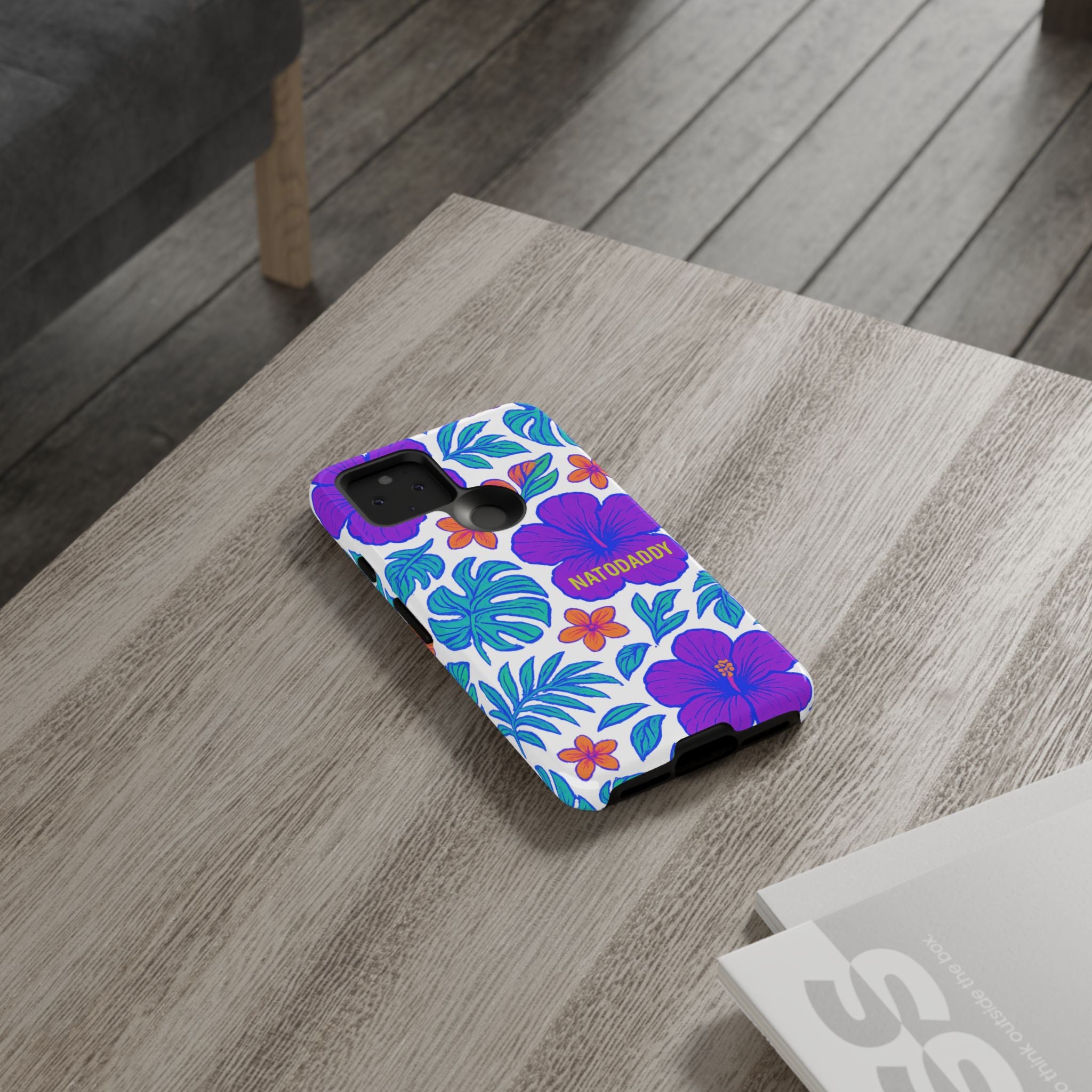 Tropical Phone Case | Tough Cases with Floral Design, Gift for Him/Her, Summer Vibe, Phone Accessory, Cute Design