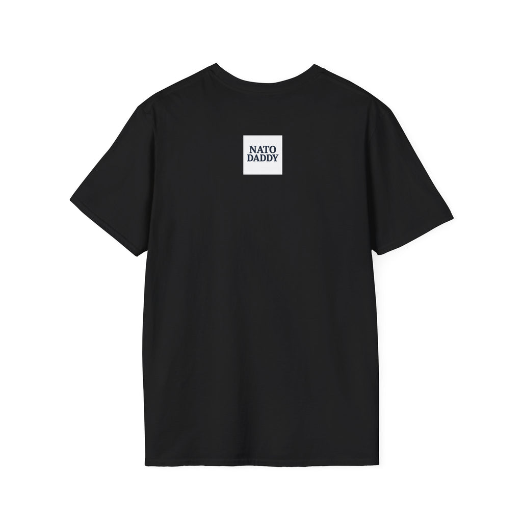 NATO Daddy T-Shirt for Dads, Cool Casual Wear, Unique Gift for Father's Day, Unisex Softstyle Tee, Camo Graphic Shirt