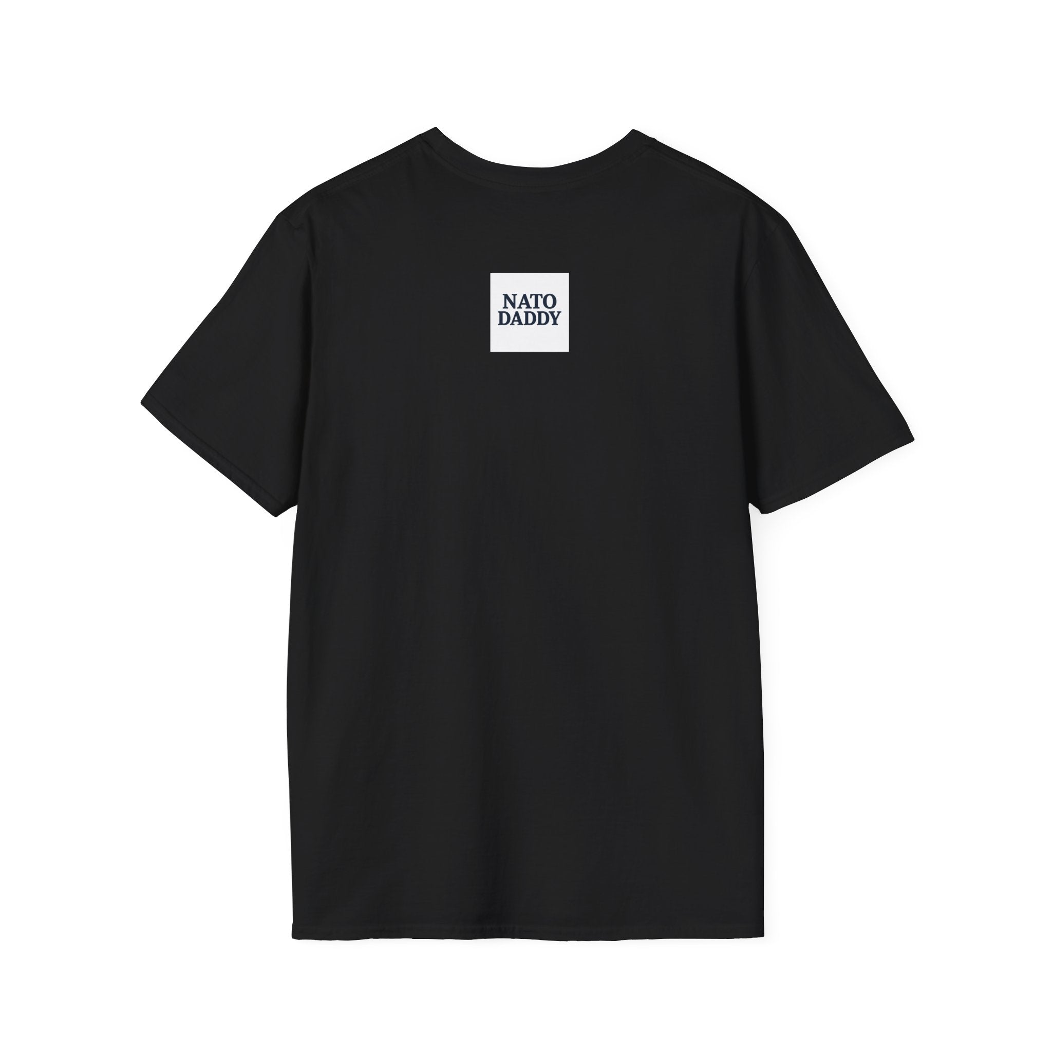 NATO Daddy T-Shirt for Dads, Cool Casual Wear, Unique Gift for Father's Day, Unisex Softstyle Tee, Camo Graphic Shirt