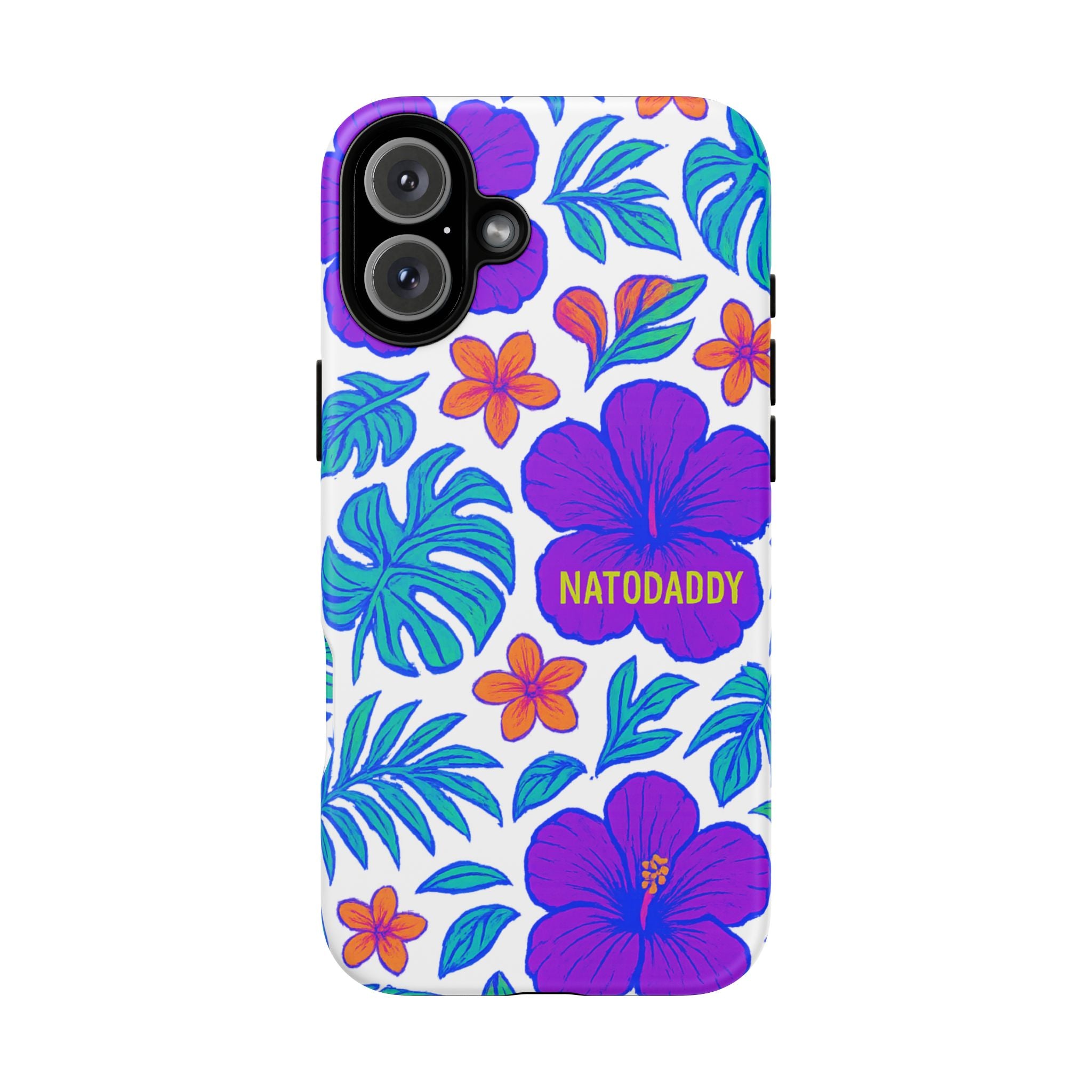 Tropical Phone Case | Tough Cases with Floral Design, Gift for Him/Her, Summer Vibe, Phone Accessory, Cute Design