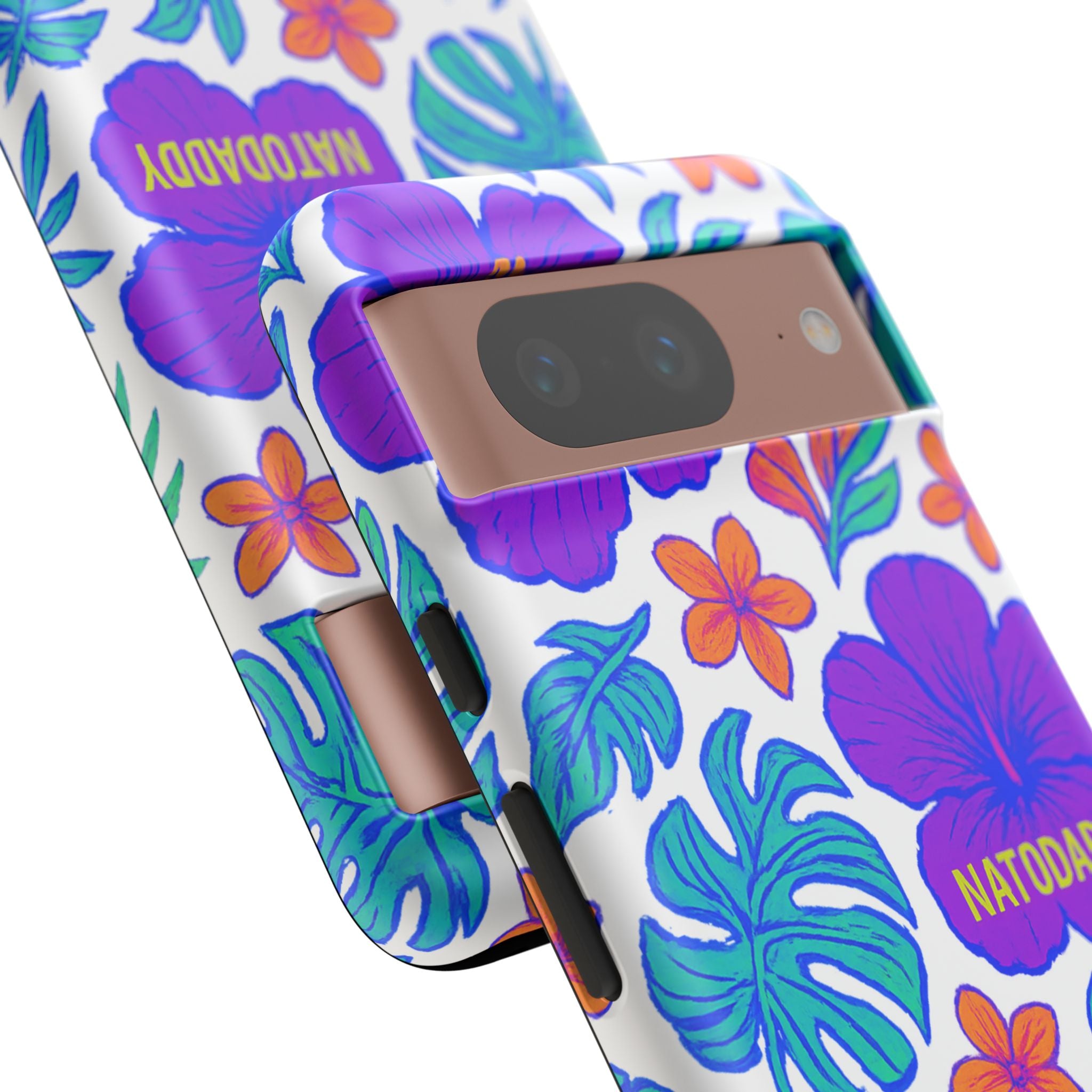 Tropical Phone Case | Tough Cases with Floral Design, Gift for Him/Her, Summer Vibe, Phone Accessory, Cute Design