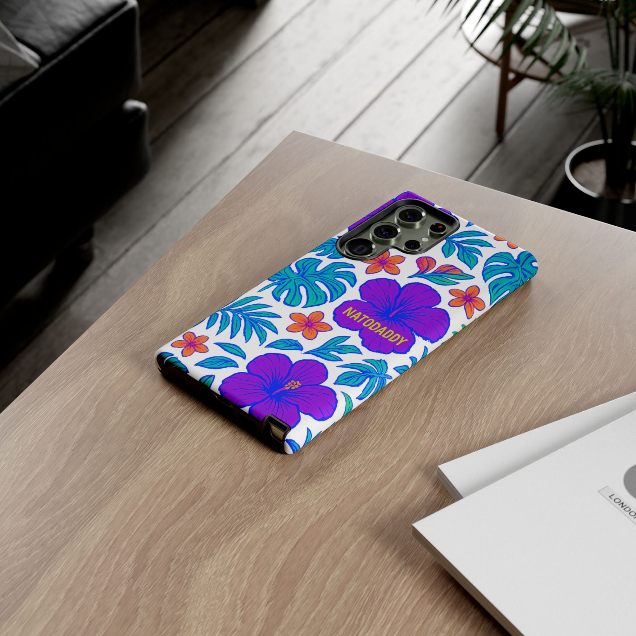 Tropical Phone Case | Tough Cases with Floral Design, Gift for Him/Her, Summer Vibe, Phone Accessory, Cute Design