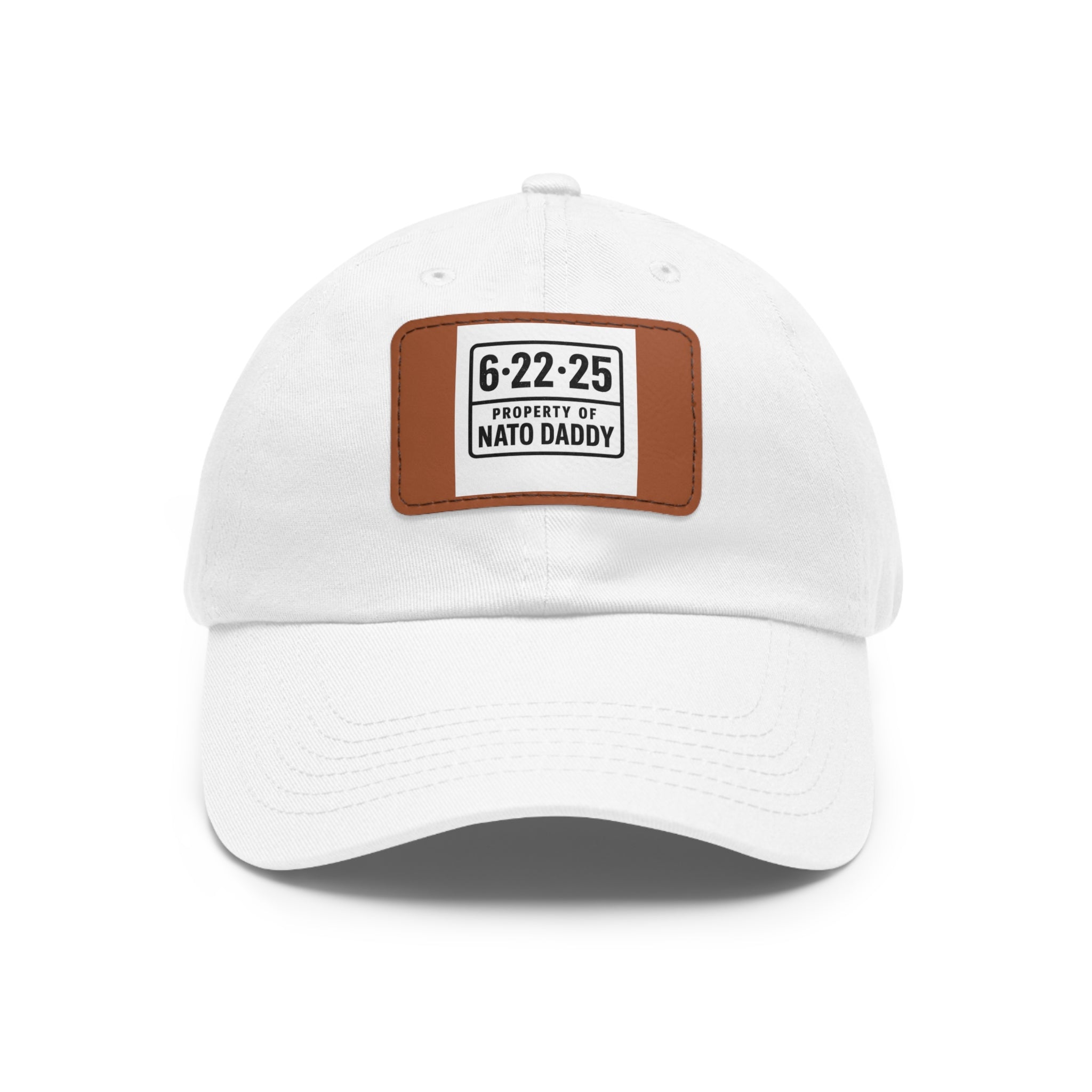 Dad Hat with Leather Patch | Personalized Gift for Dads, Birthday Hat, Outdoor Cap, Father’s Day Gift, Casual Style