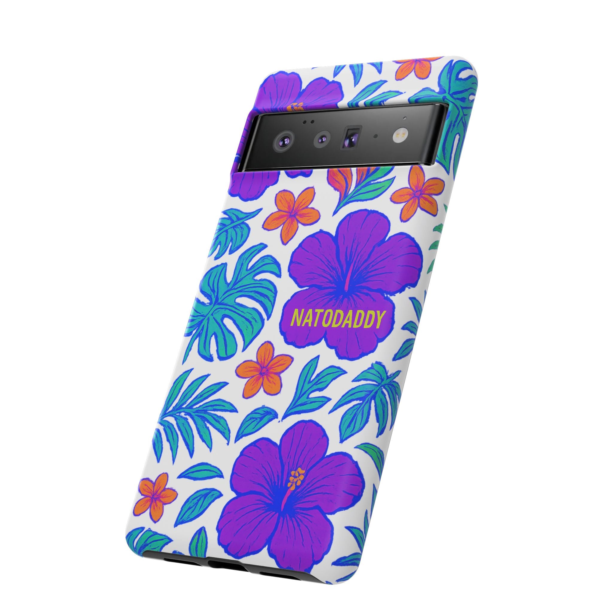 Tropical Phone Case | Tough Cases with Floral Design, Gift for Him/Her, Summer Vibe, Phone Accessory, Cute Design