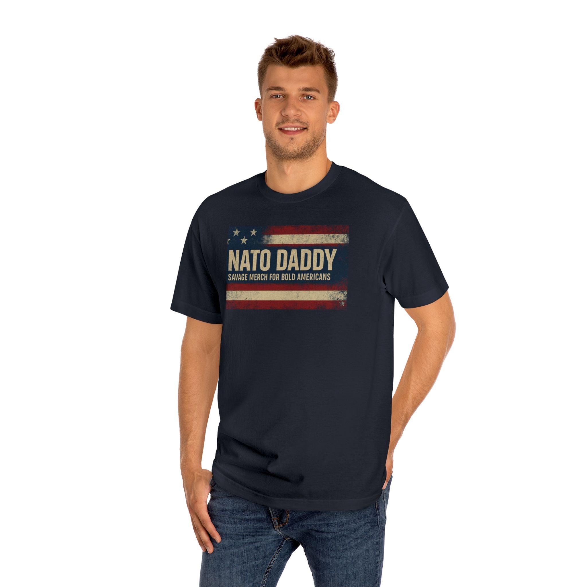 Patriotic Unisex Classic Tee for Bold Americans, Statement T-Shirt, Gift for Father's Day, Independence Day Apparel, Casual Wear, [...]