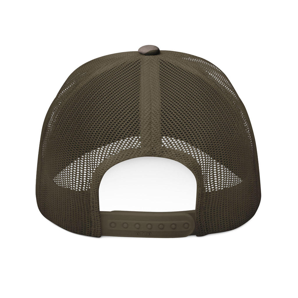 Camouflage Trucker Hat - Defender of Peace Hat for Outdoor Lovers, Fishing, Camping, Military Events, Gifts for Him