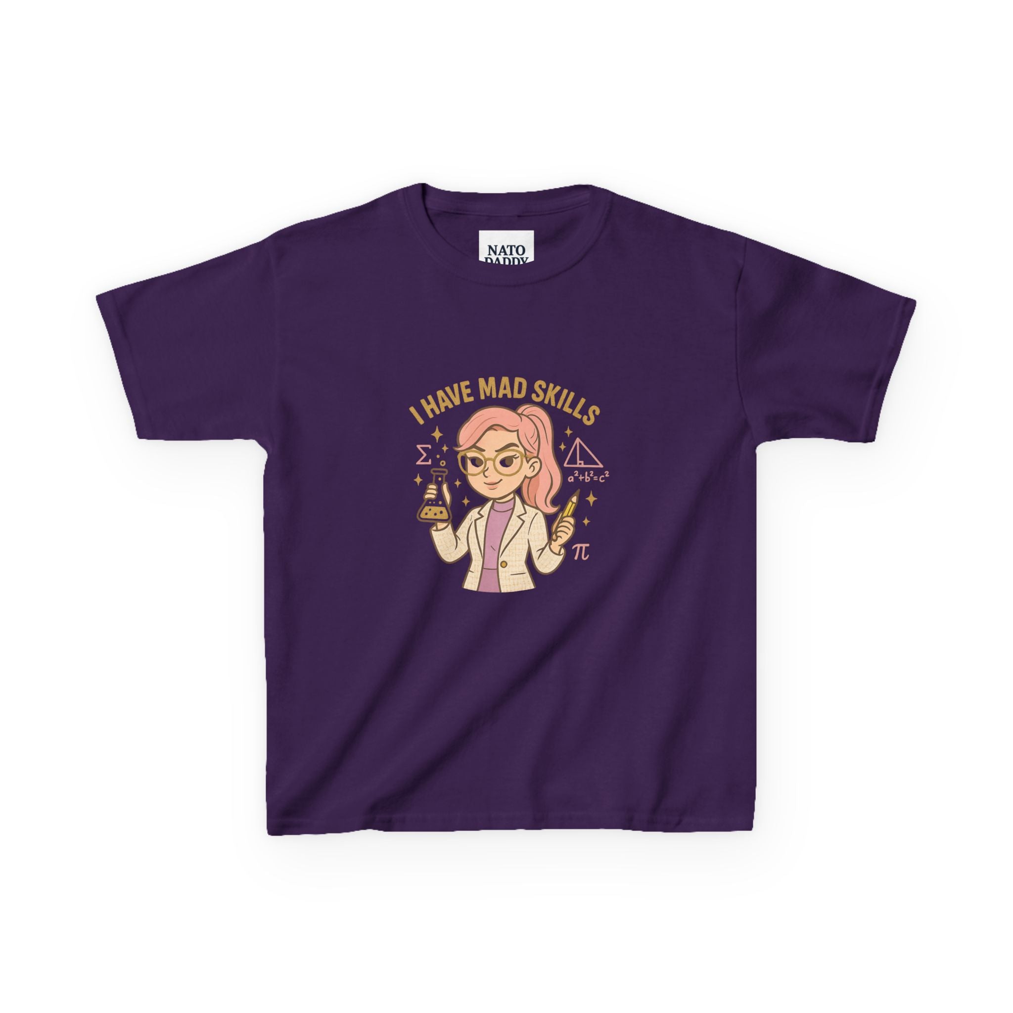 Kids Science Tee - 'I Have Mad Skills', Fun Kids Shirt for STEM Lovers, Perfect for School or Birthdays, Gift for Young Innovators, [...]