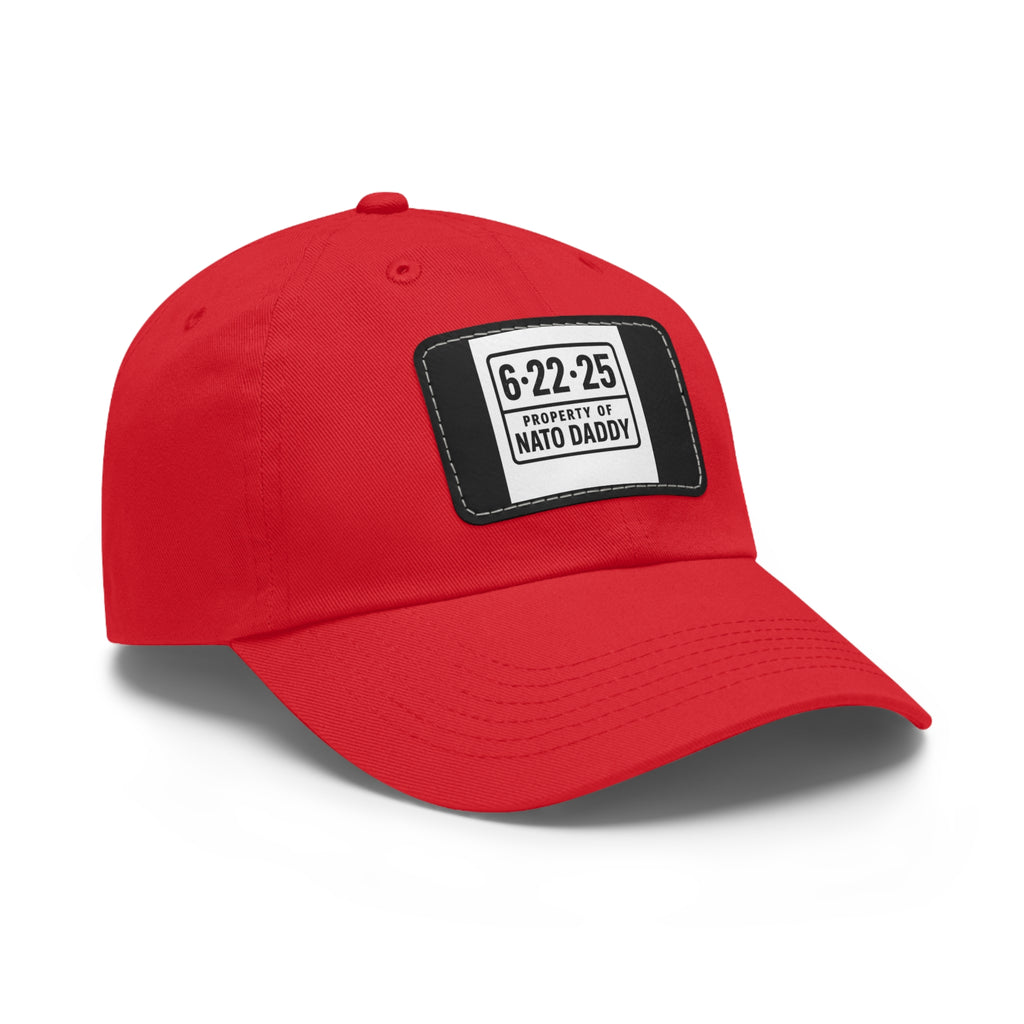 Dad Hat with Leather Patch | Personalized Gift for Dads, Birthday Hat, Outdoor Cap, Father’s Day Gift, Casual Style