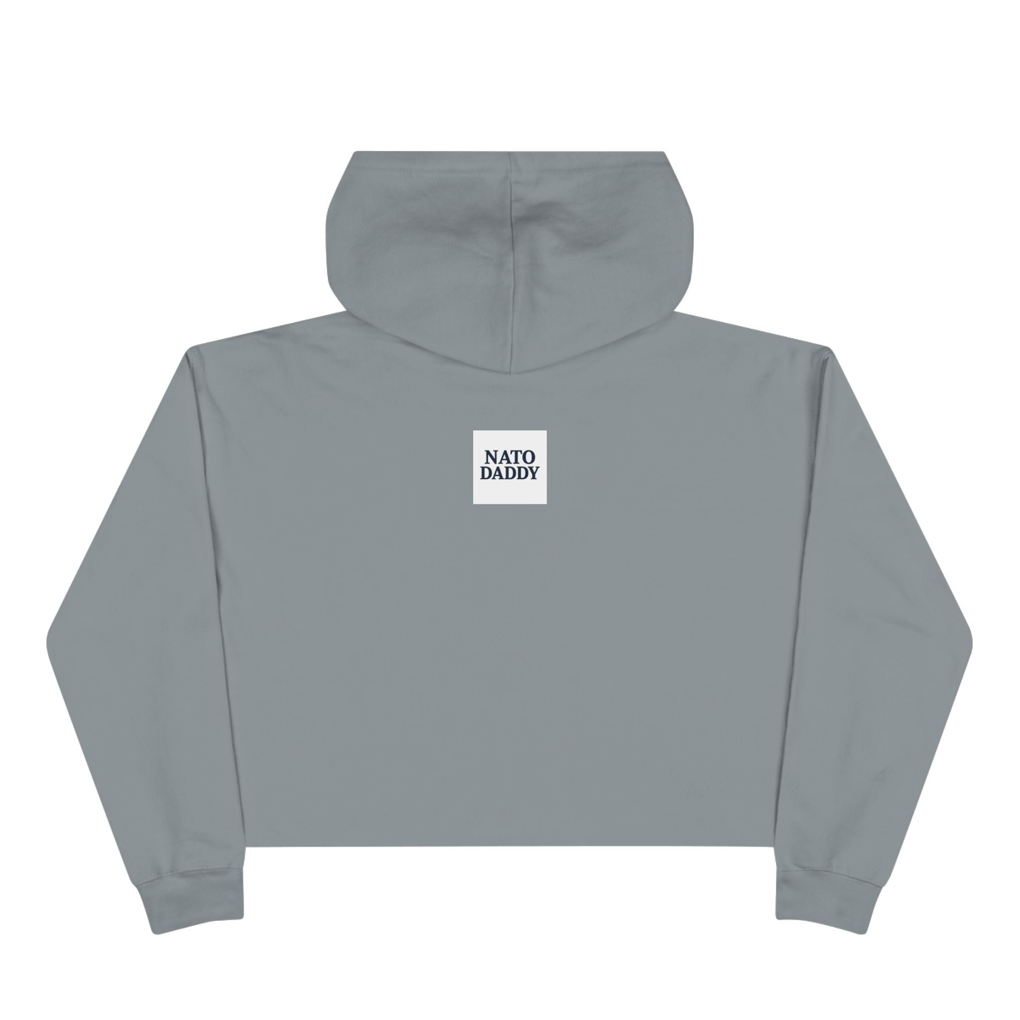 Funny Graphic Crop Hoodie, Trendy Casual Wear, Perfect Gift for Dad, Unique Party Apparel, Comfortable Summer Fashion