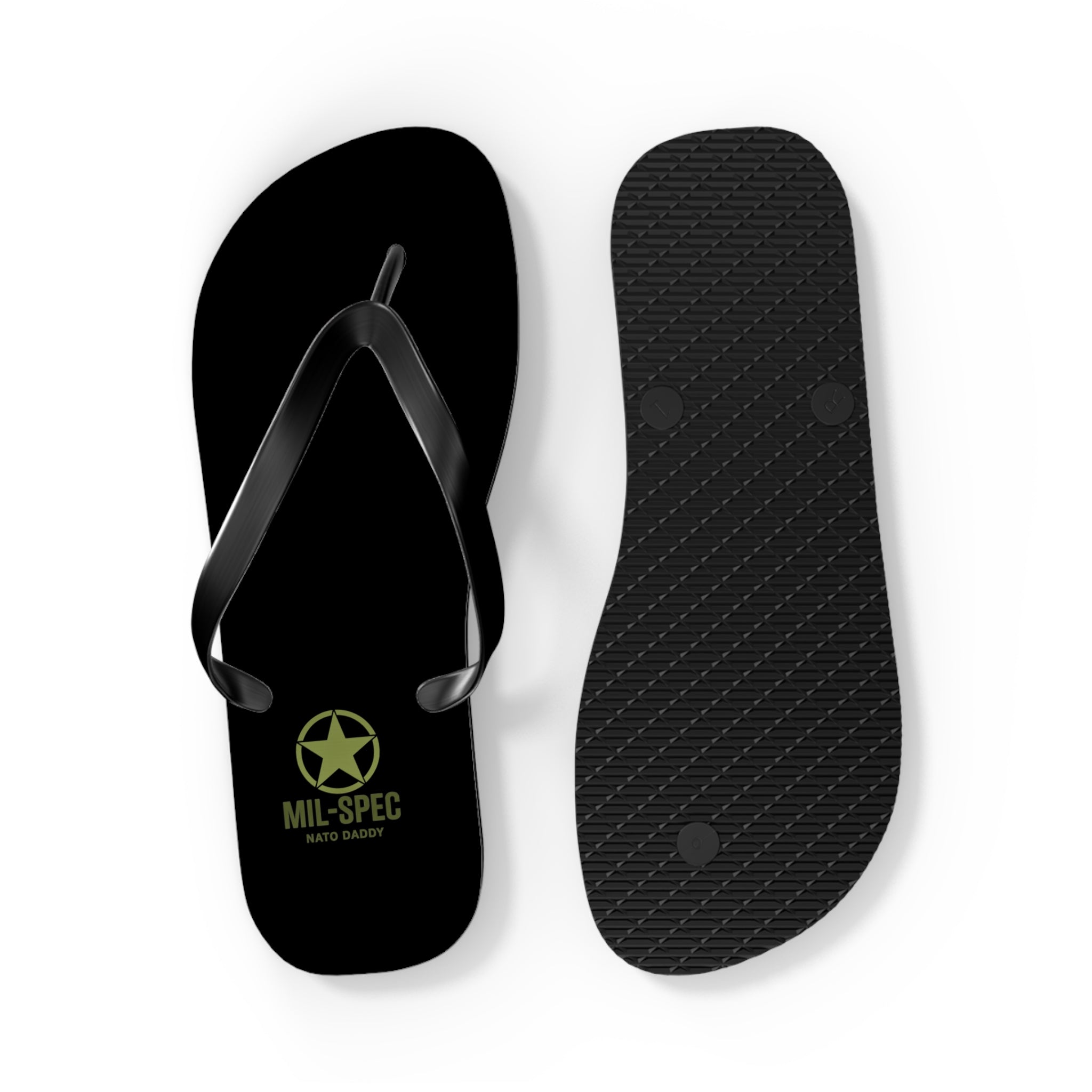 Men's Military-Inspired Flip Flops, Casual Beach Footwear, Outdoor Slippers, Summer Sandals, Customized Summer Style