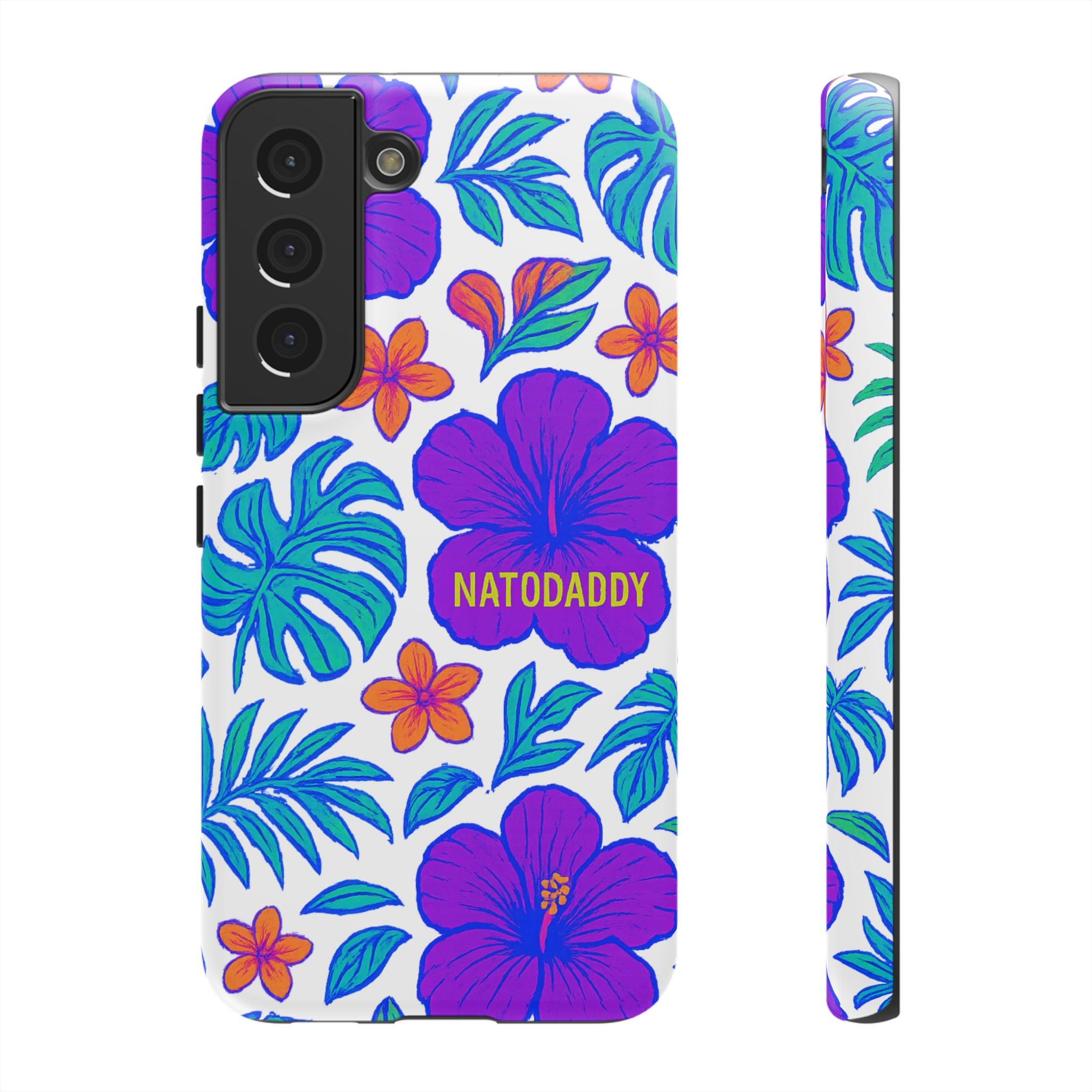 Tropical Phone Case | Tough Cases with Floral Design, Gift for Him/Her, Summer Vibe, Phone Accessory, Cute Design