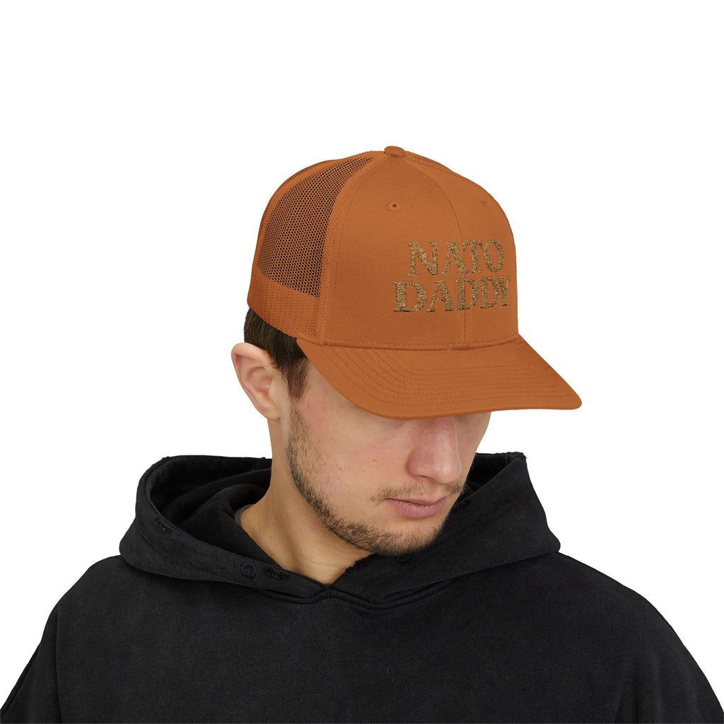 Nato Daddy Snapback Trucker Cap for Cool Dads - Trendy Gift, Summer Style, Casual Vibe, Father's Day, Outdoor Fun