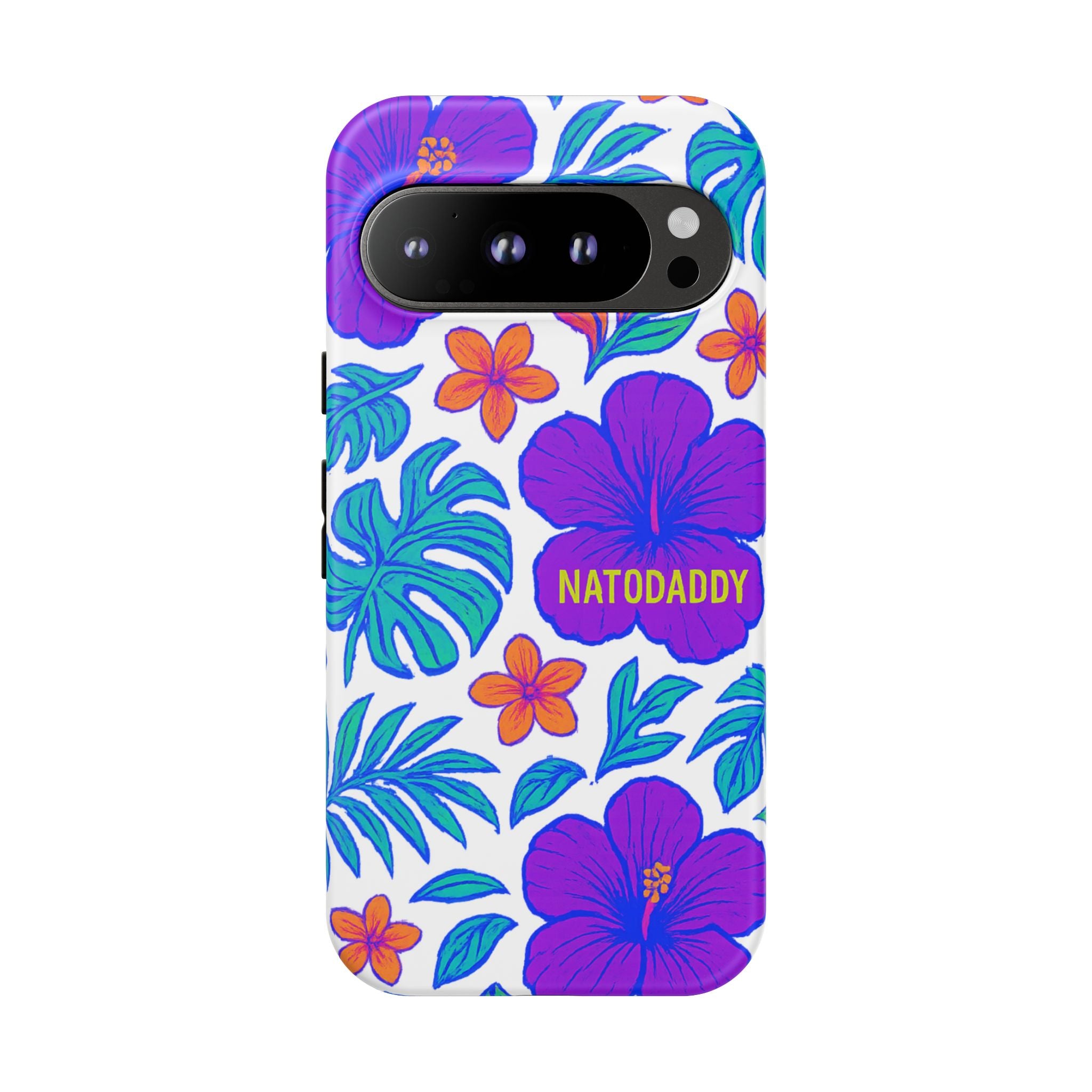 Tropical Phone Case | Tough Cases with Floral Design, Gift for Him/Her, Summer Vibe, Phone Accessory, Cute Design