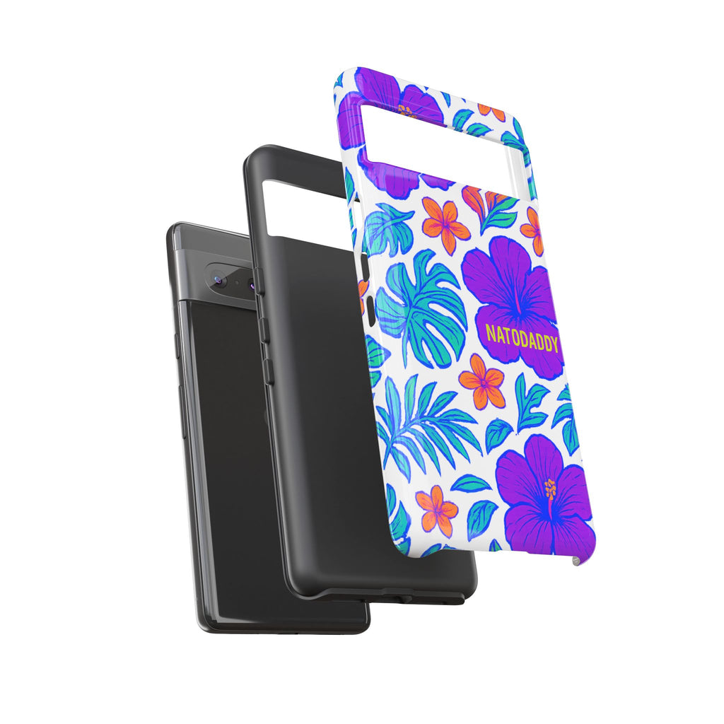 Tropical Phone Case | Tough Cases with Floral Design, Gift for Him/Her, Summer Vibe, Phone Accessory, Cute Design