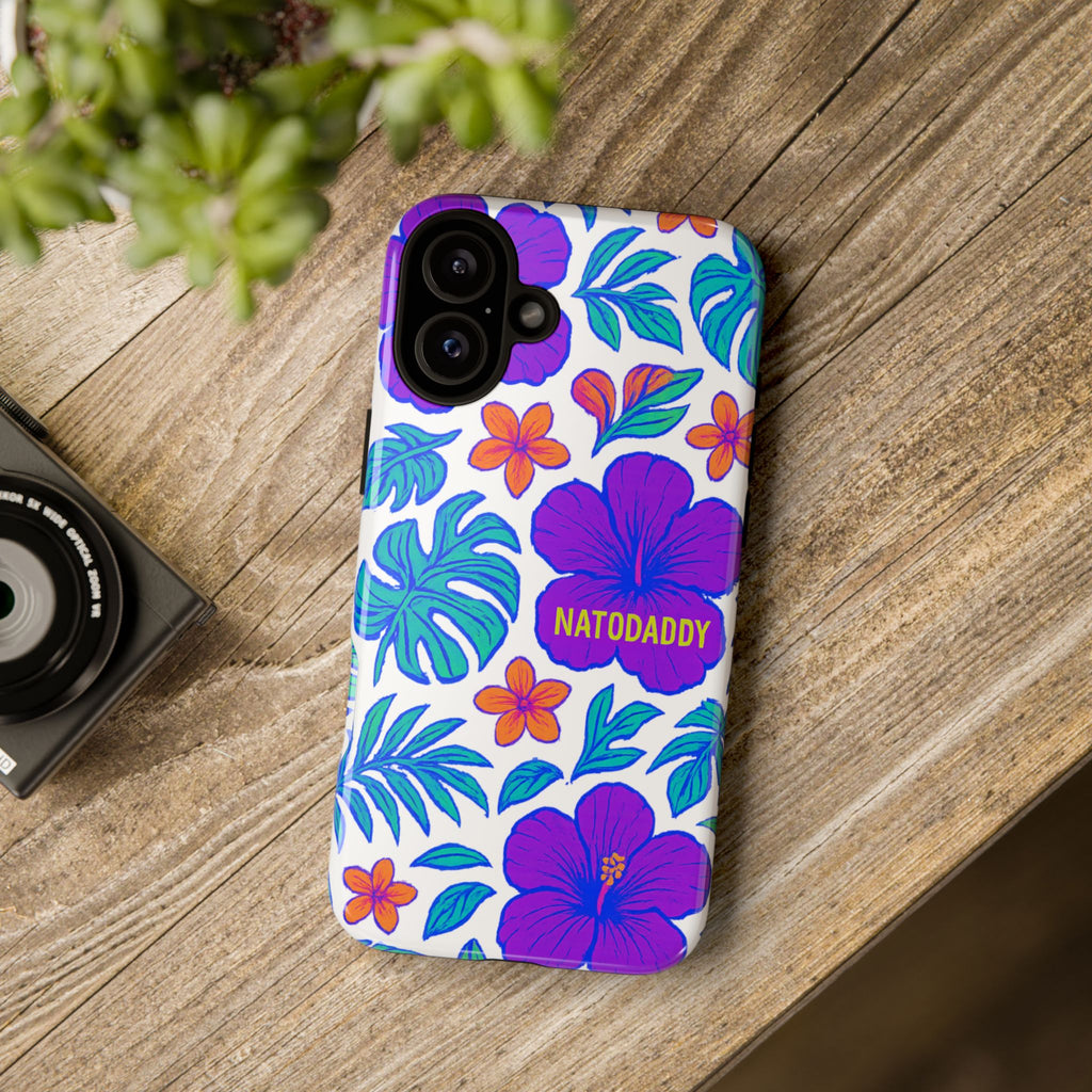 Tropical Phone Case | Tough Cases with Floral Design, Gift for Him/Her, Summer Vibe, Phone Accessory, Cute Design