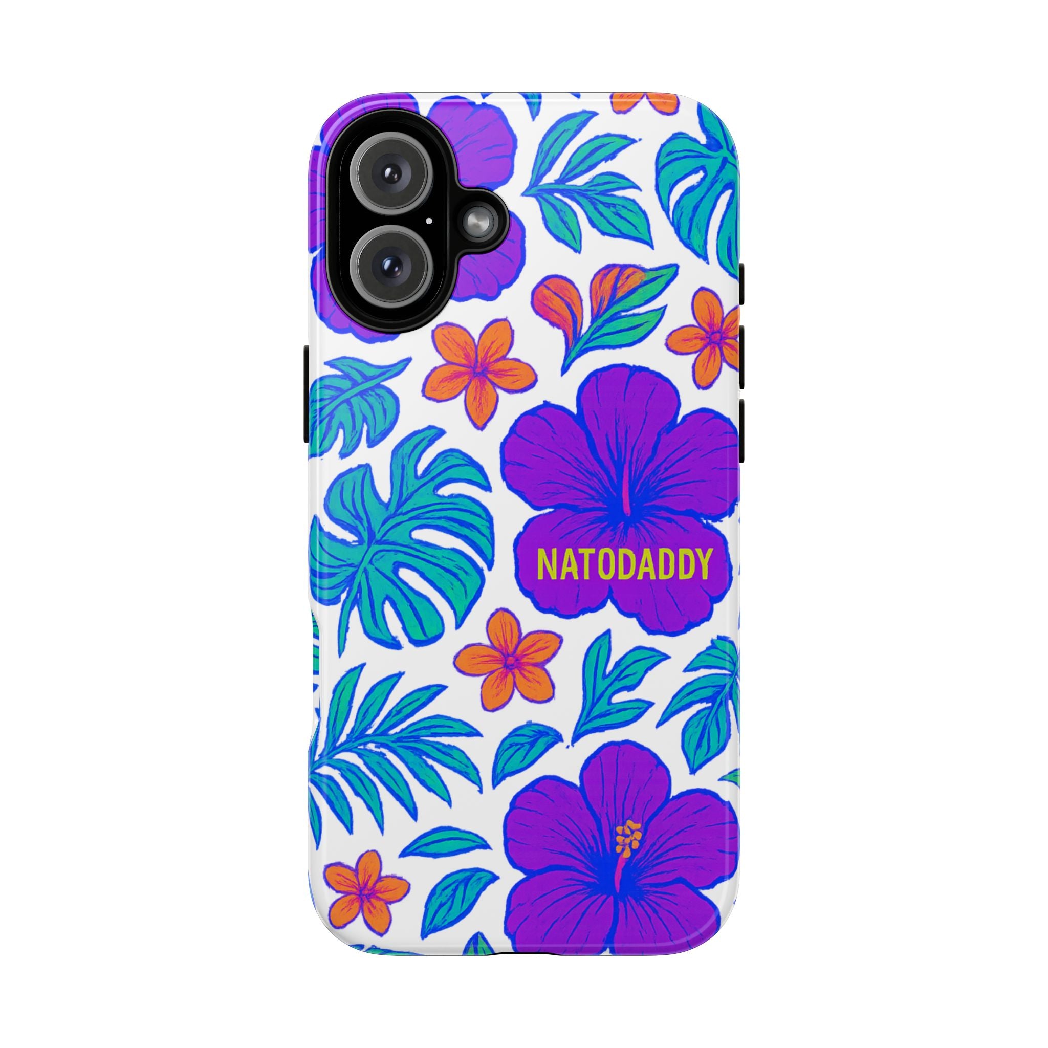 Tropical Phone Case | Tough Cases with Floral Design, Gift for Him/Her, Summer Vibe, Phone Accessory, Cute Design