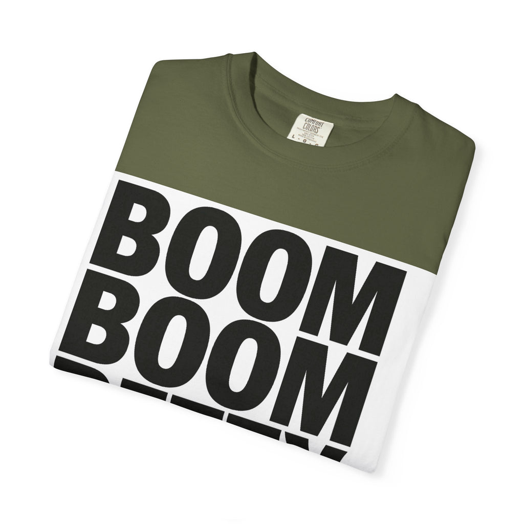 Boom Boom Betty Unisex Garment-Dyed T-shirt, Casual Tee, Cool Graphic Tee, Gift for Her, Trendy Streetwear