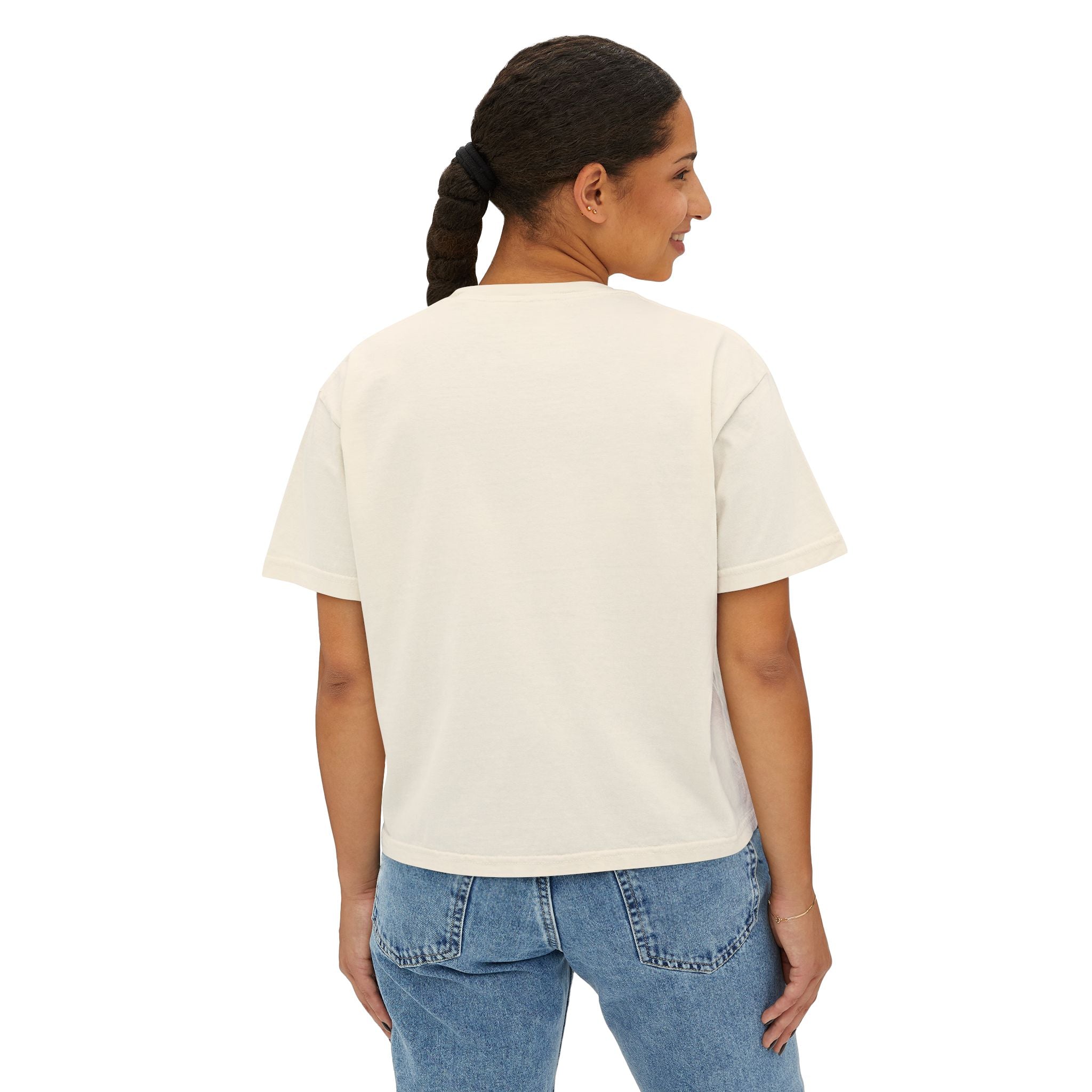 NATO Daddy Women's Boxy Tee | Casual Cotton Top, Gift for Dads, Fun Birthday Shirt, Everyday Wear, Summer Style