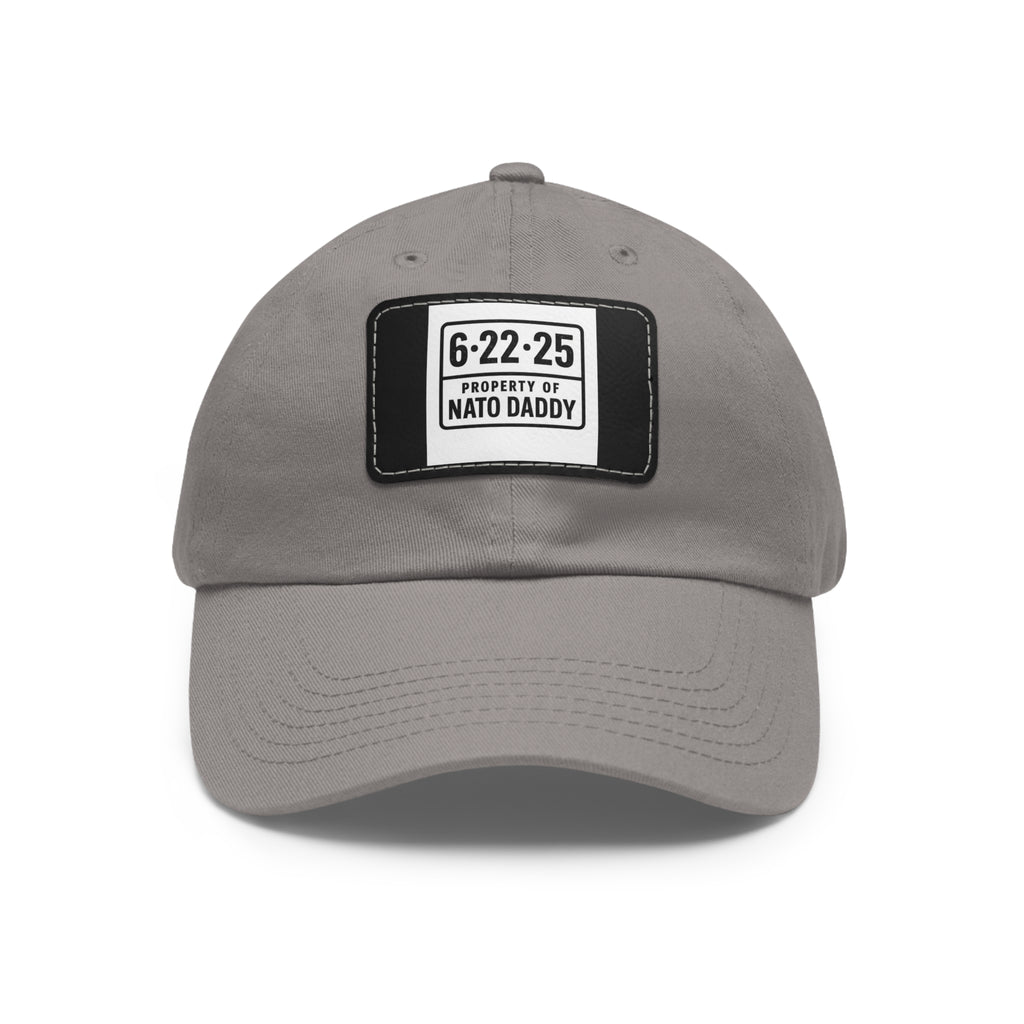Dad Hat with Leather Patch | Personalized Gift for Dads, Birthday Hat, Outdoor Cap, Father’s Day Gift, Casual Style