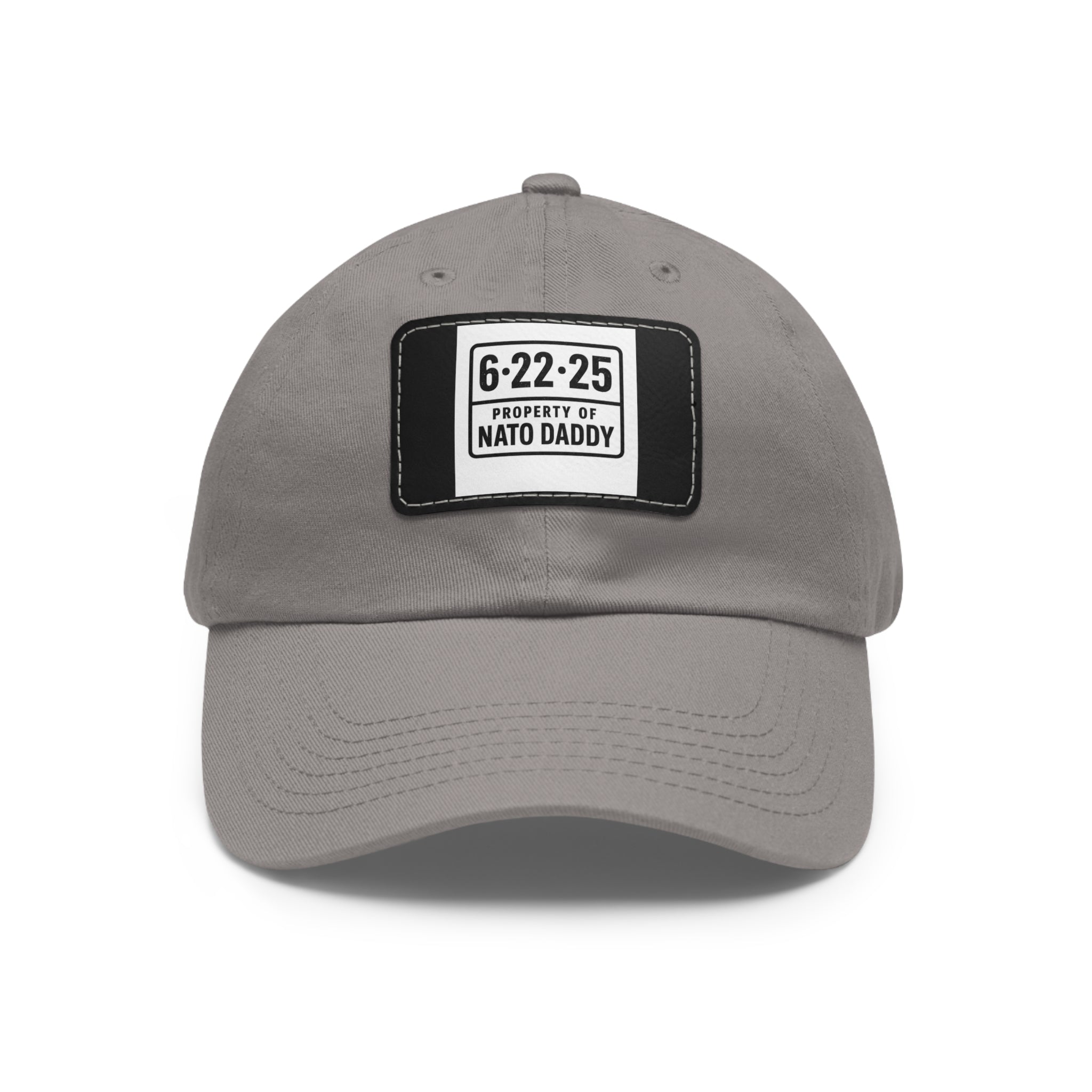Dad Hat with Leather Patch | Personalized Gift for Dads, Birthday Hat, Outdoor Cap, Father’s Day Gift, Casual Style