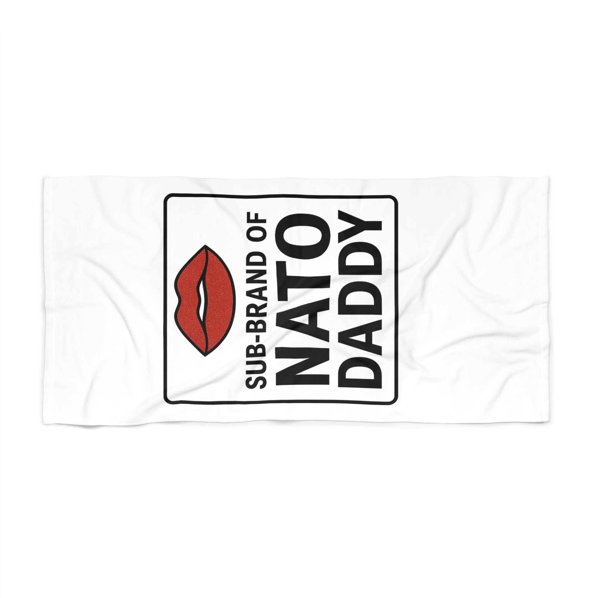 Trendy Beach Towel - Sub-Brand of NATO Daddy, Summer Essential, Pool Party Must-Have, Ocean Vibes, Father’s Day Gift
