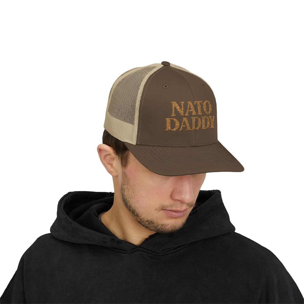 Nato Daddy Snapback Trucker Cap for Cool Dads - Trendy Gift, Summer Style, Casual Vibe, Father's Day, Outdoor Fun