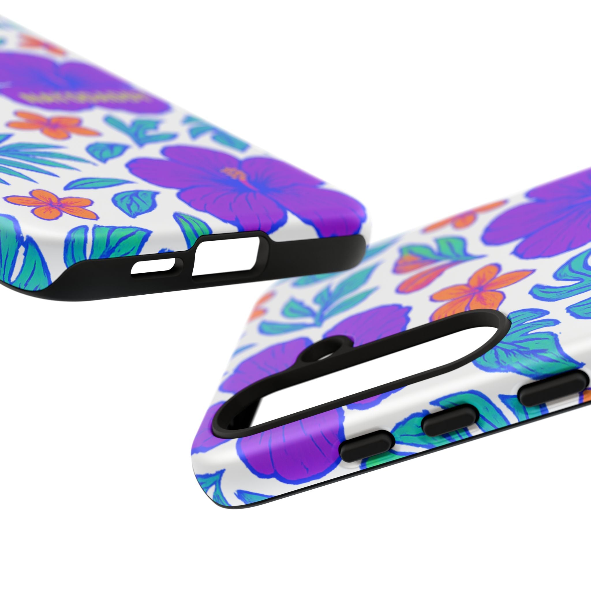 Tropical Phone Case | Tough Cases with Floral Design, Gift for Him/Her, Summer Vibe, Phone Accessory, Cute Design