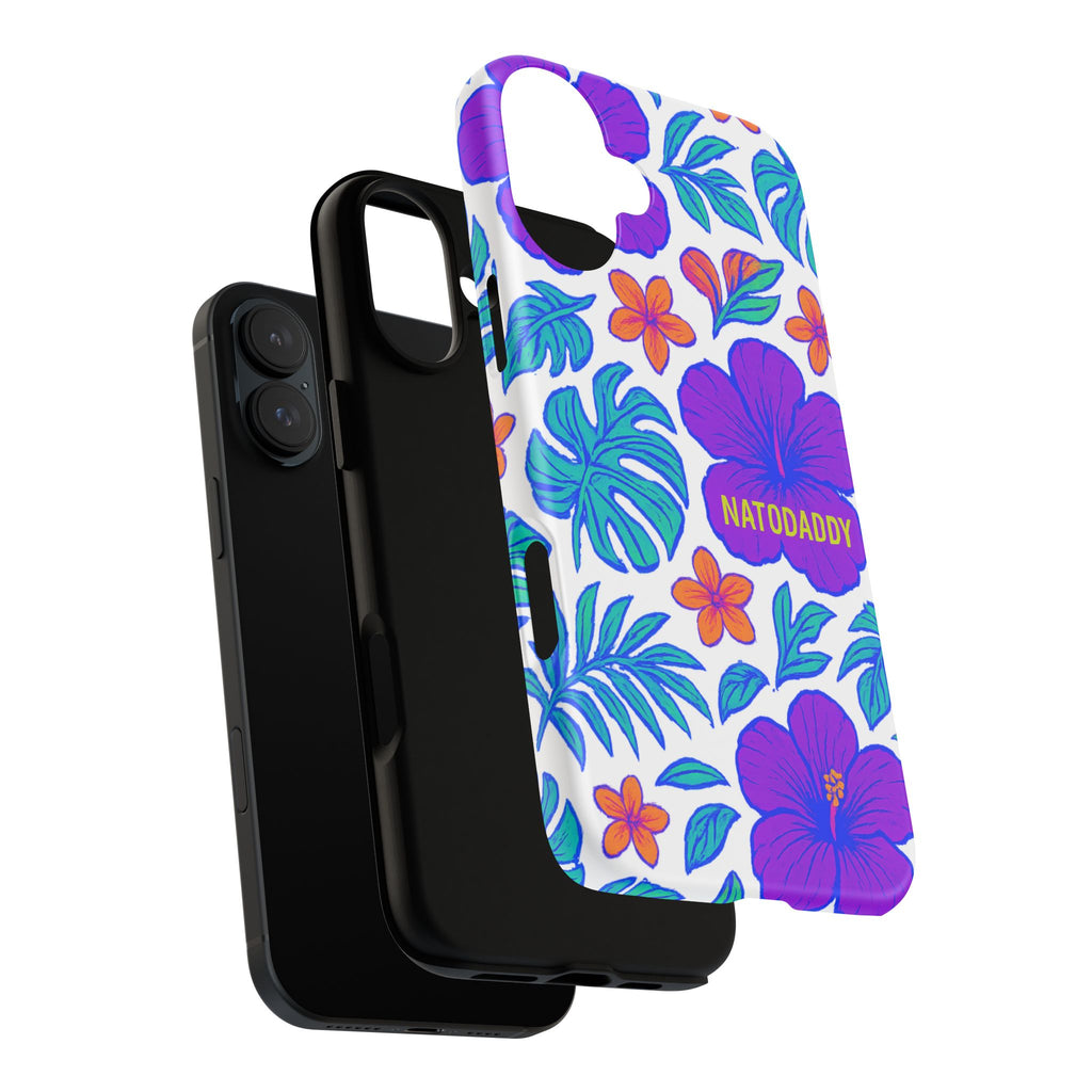 Tropical Phone Case | Tough Cases with Floral Design, Gift for Him/Her, Summer Vibe, Phone Accessory, Cute Design