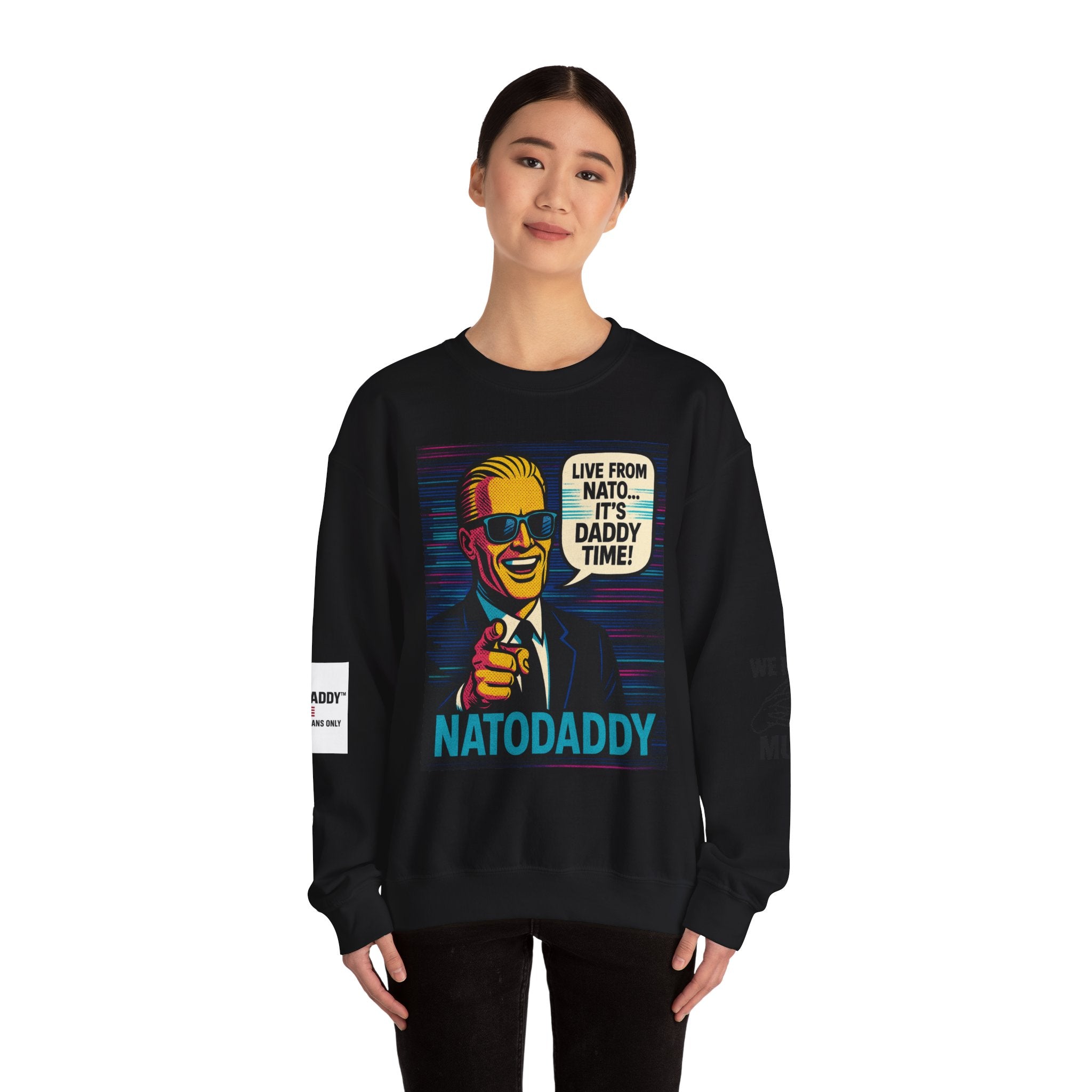 NATODADDY Humor Crewneck Sweatshirt, Unisex Sweatshirt, Funny Gift for Dads, Dad Humor Apparel, Casual Wear for Holidays