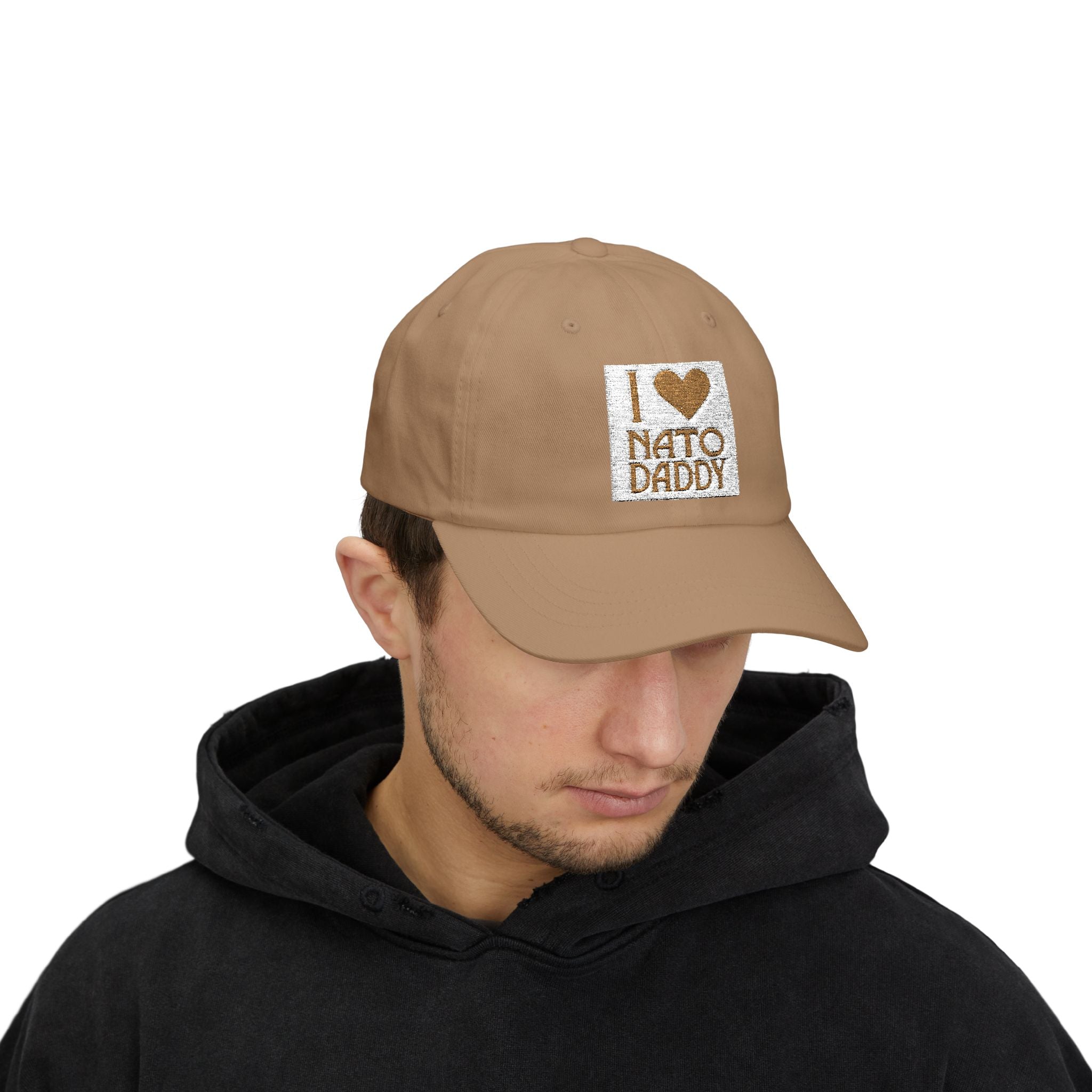 I Love NATO Daddy Cap, Classic Dad Cap, Father's Day Gift, Casual Dad Hat, Summer Accessory, Gift for Dad