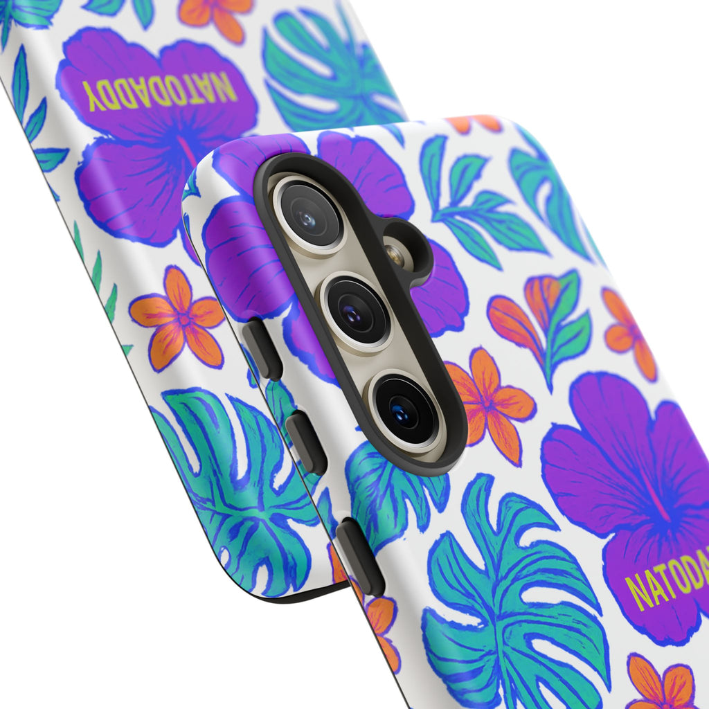 Tropical Phone Case | Tough Cases with Floral Design, Gift for Him/Her, Summer Vibe, Phone Accessory, Cute Design
