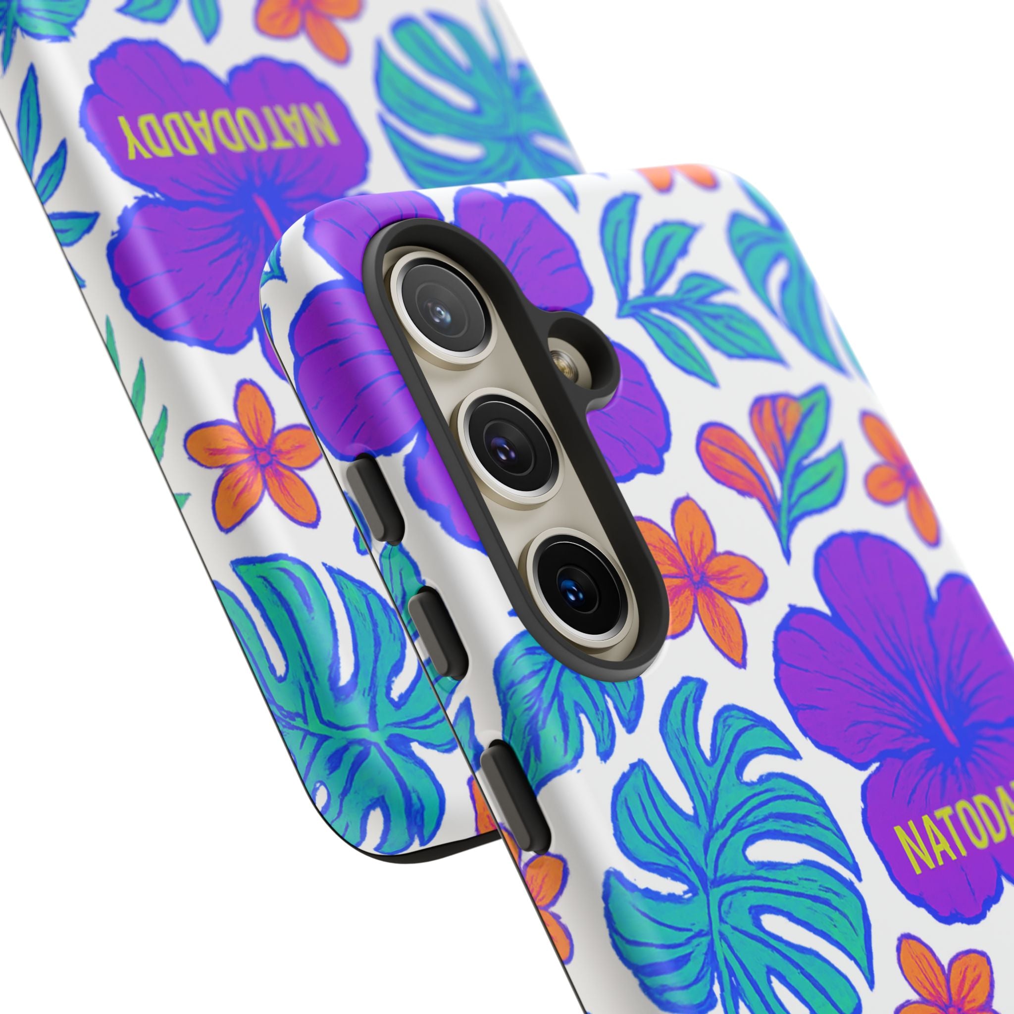 Tropical Phone Case | Tough Cases with Floral Design, Gift for Him/Her, Summer Vibe, Phone Accessory, Cute Design