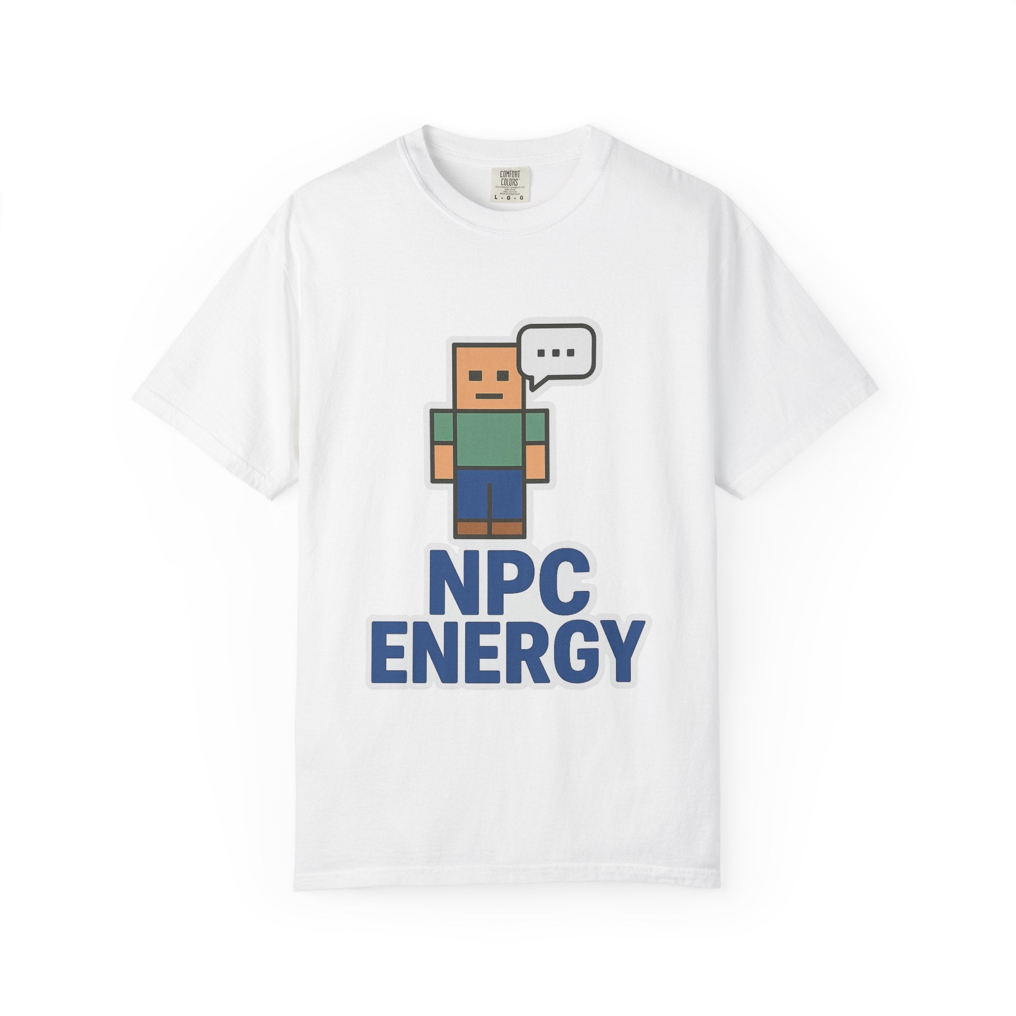 Unisex NPC Energy T-Shirt, Gamer Tee, Perfect Gift for Gamers, Casual Wear, Fun Video Game Apparel