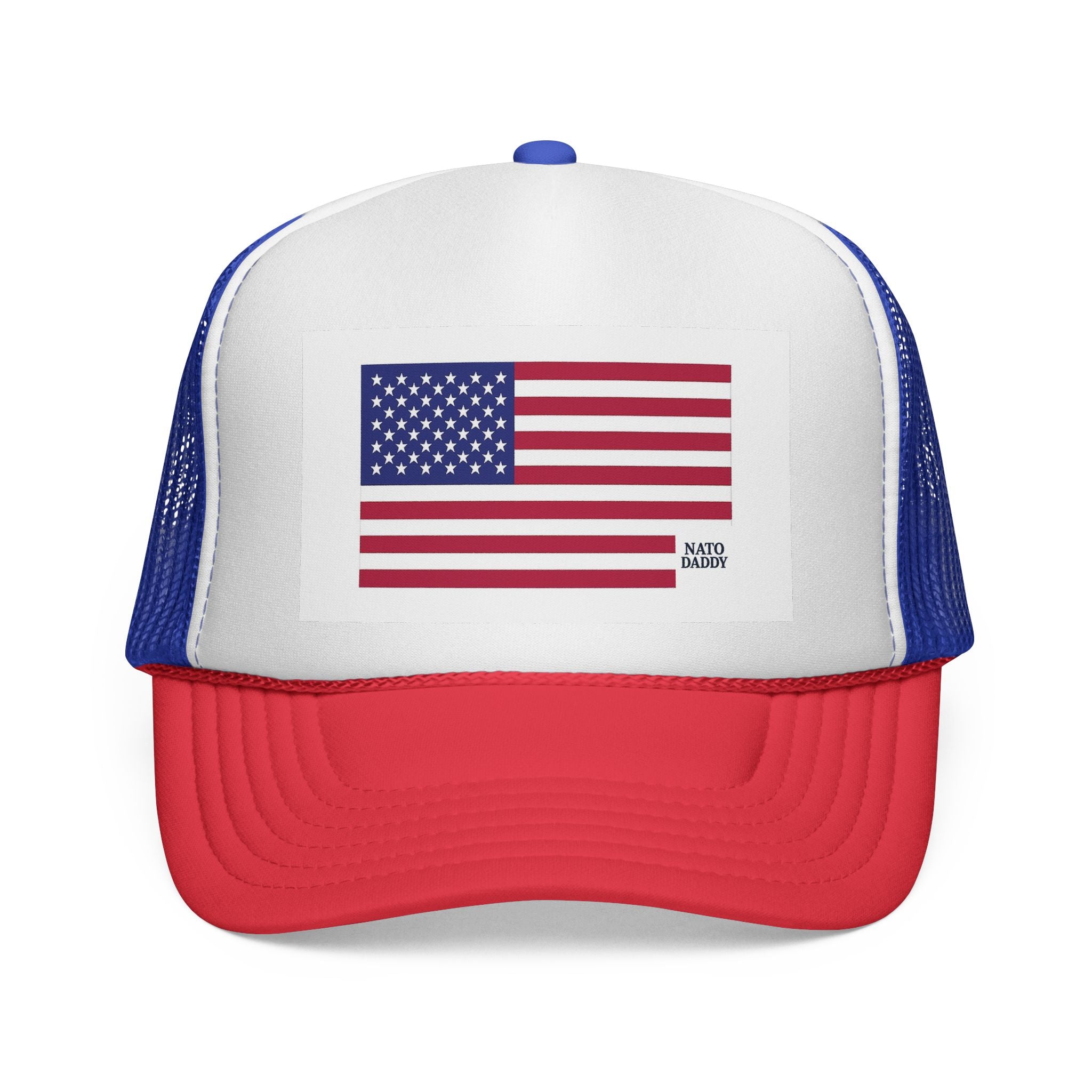 Patriotic Trucker Cap, American Flag Hat, Outdoor Hat, Festival Apparel, Summer Accessories, Gift for Him/Her, USA Pride