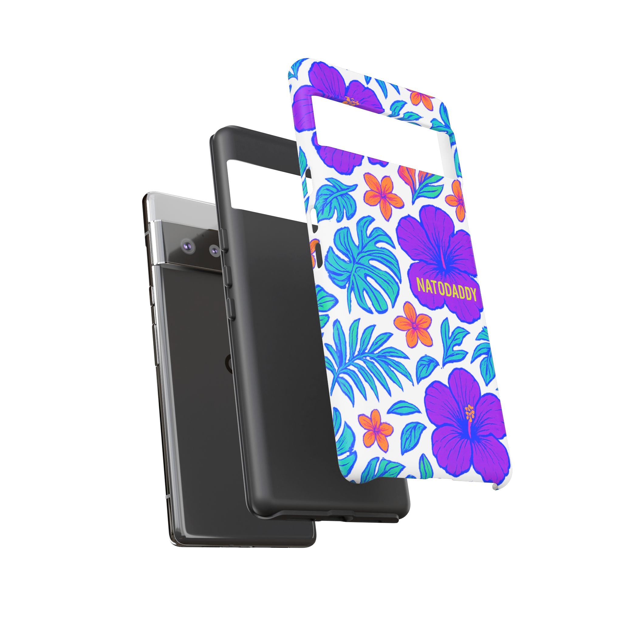Tropical Phone Case | Tough Cases with Floral Design, Gift for Him/Her, Summer Vibe, Phone Accessory, Cute Design
