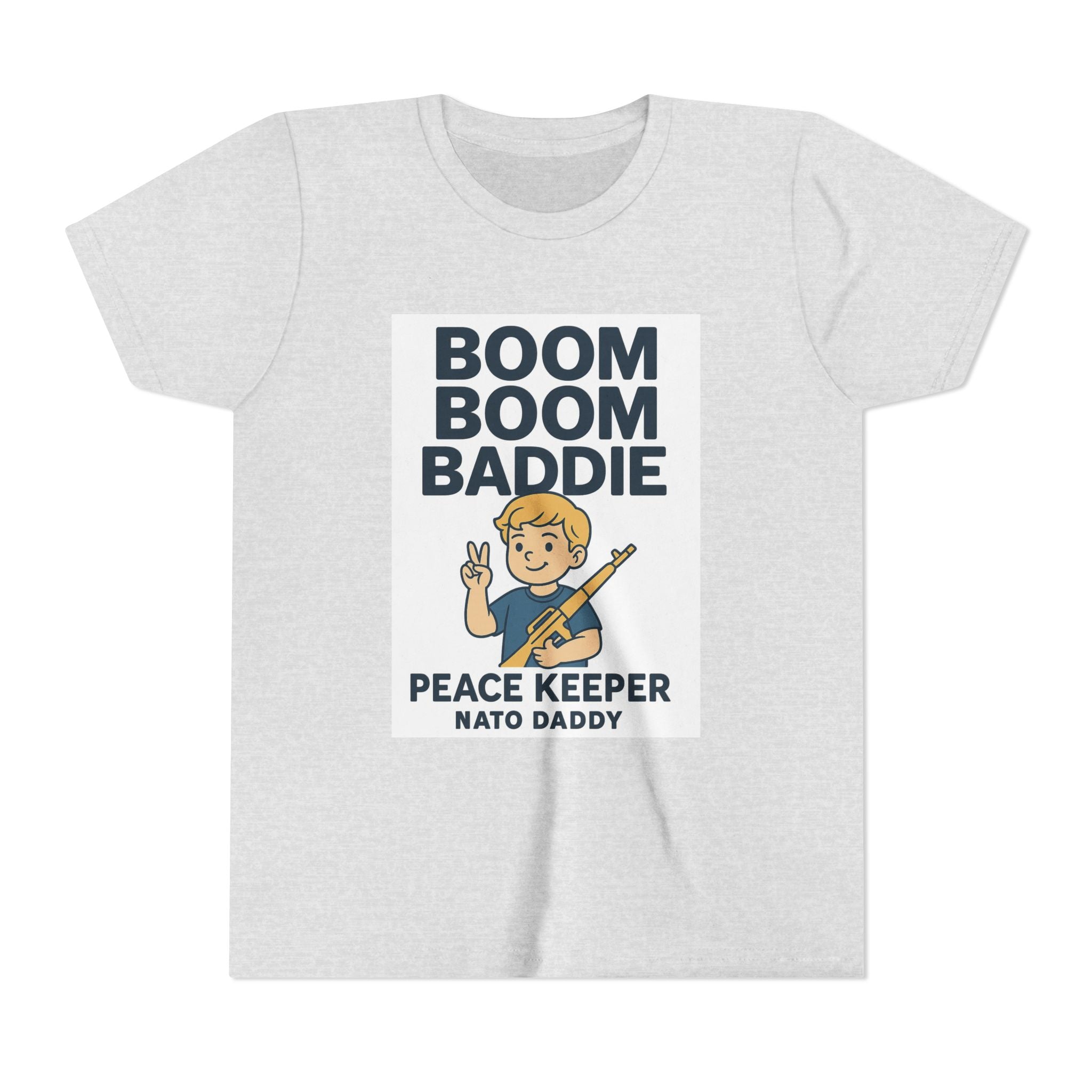 Youth Graphic Tee with Playful Design, Fun T-Shirt for Kids, Gift for Birthdays, Summer Vacations, or Everyday Wear