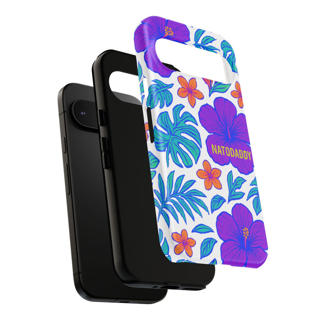 Tropical Phone Case | Tough Cases with Floral Design, Gift for Him/Her, Summer Vibe, Phone Accessory, Cute Design