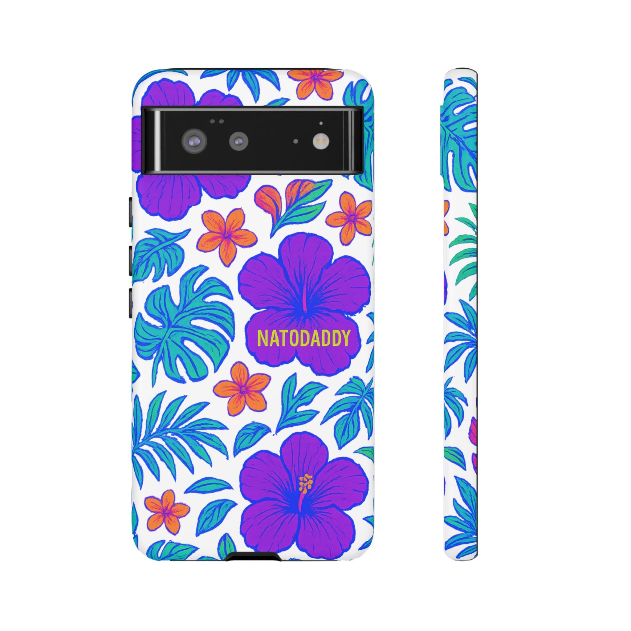 Tropical Phone Case | Tough Cases with Floral Design, Gift for Him/Her, Summer Vibe, Phone Accessory, Cute Design
