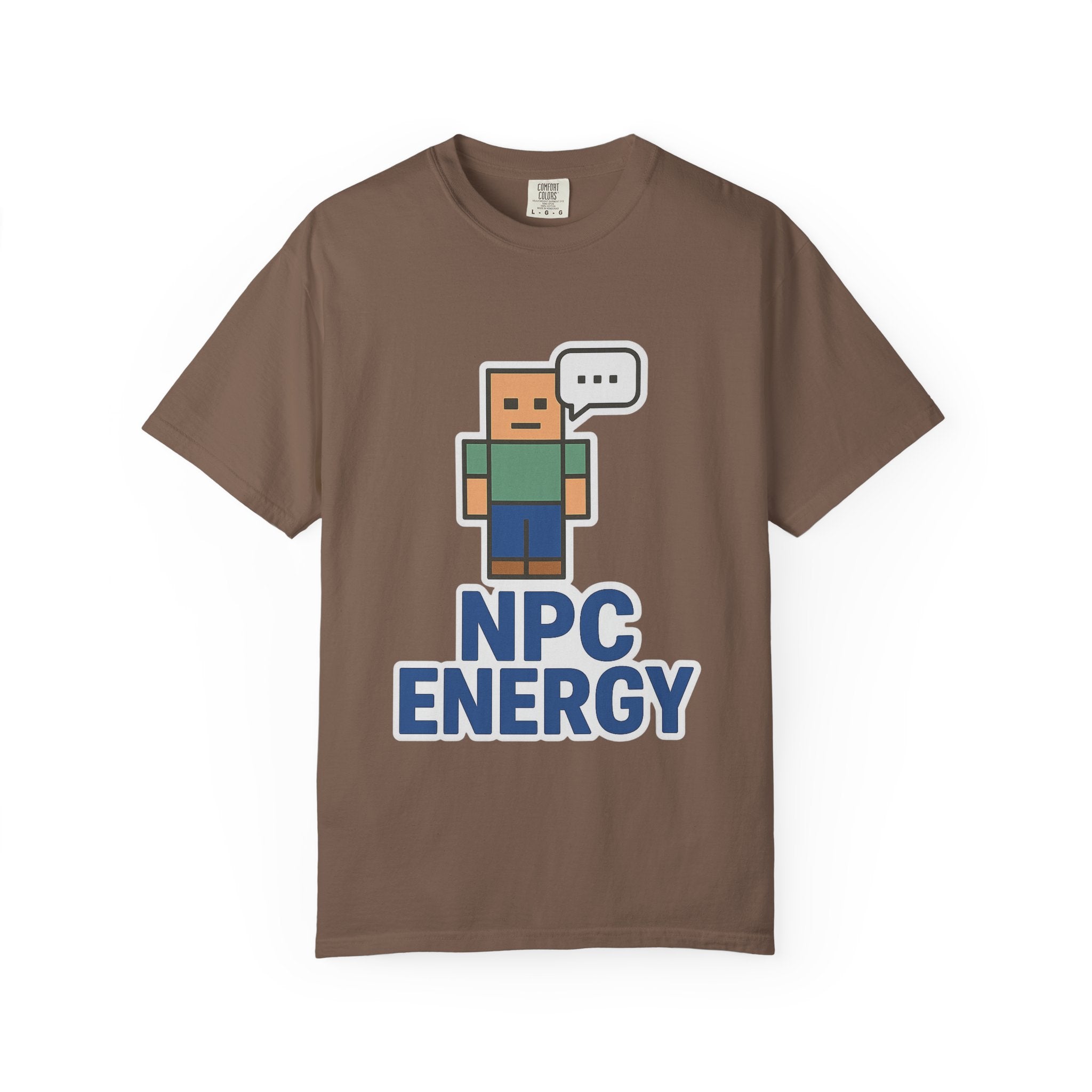 Unisex NPC Energy T-Shirt, Gamer Tee, Perfect Gift for Gamers, Casual Wear, Fun Video Game Apparel