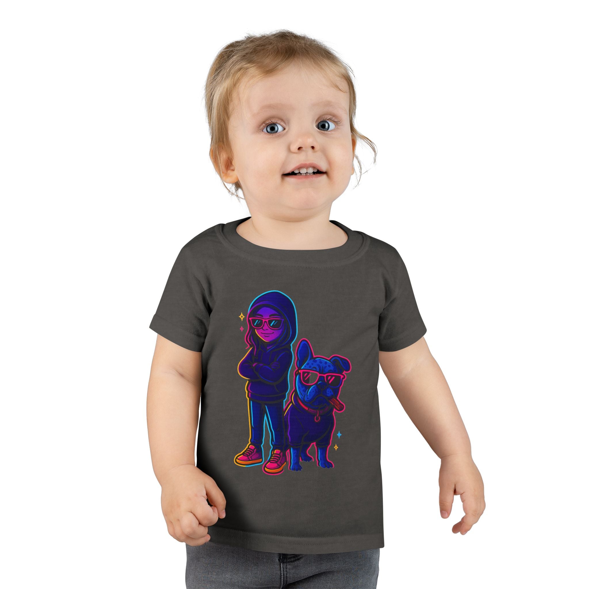 Cool Kids' Toddler T-Shirt with Fun Graphic, Bright Yellow Tee for Playful Outfits, Gifts for Boys and Girls, Summer Wardrobe Must-Have