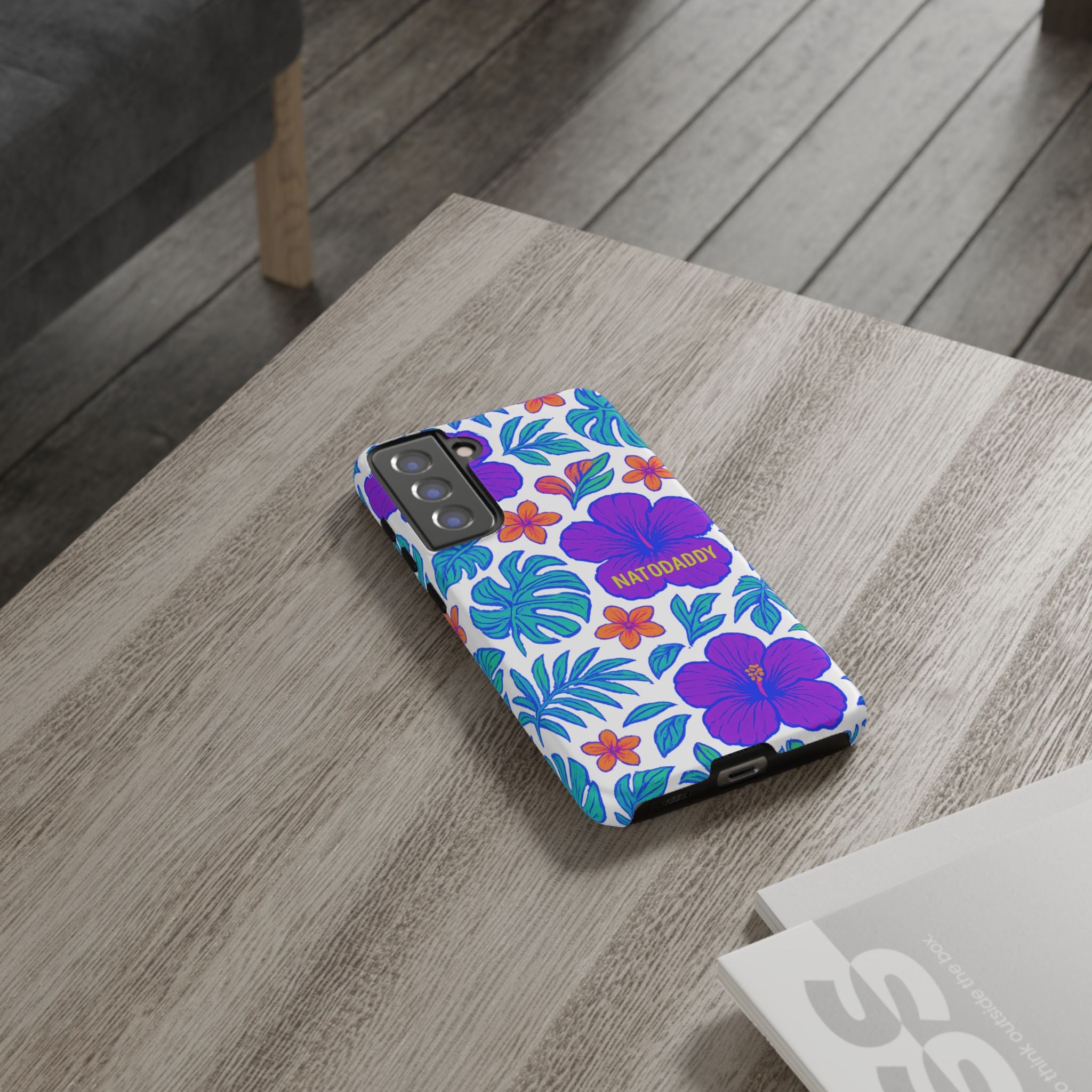Tropical Phone Case | Tough Cases with Floral Design, Gift for Him/Her, Summer Vibe, Phone Accessory, Cute Design