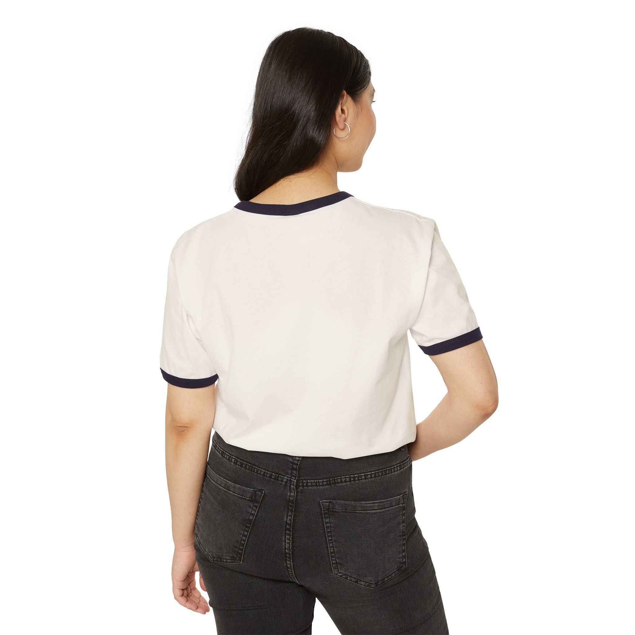 Retro Gen Z Ringer Tee - Perfect for Casual Outings, Birthdays, Gifts, Nostalgia Lovers, Festival Apparel