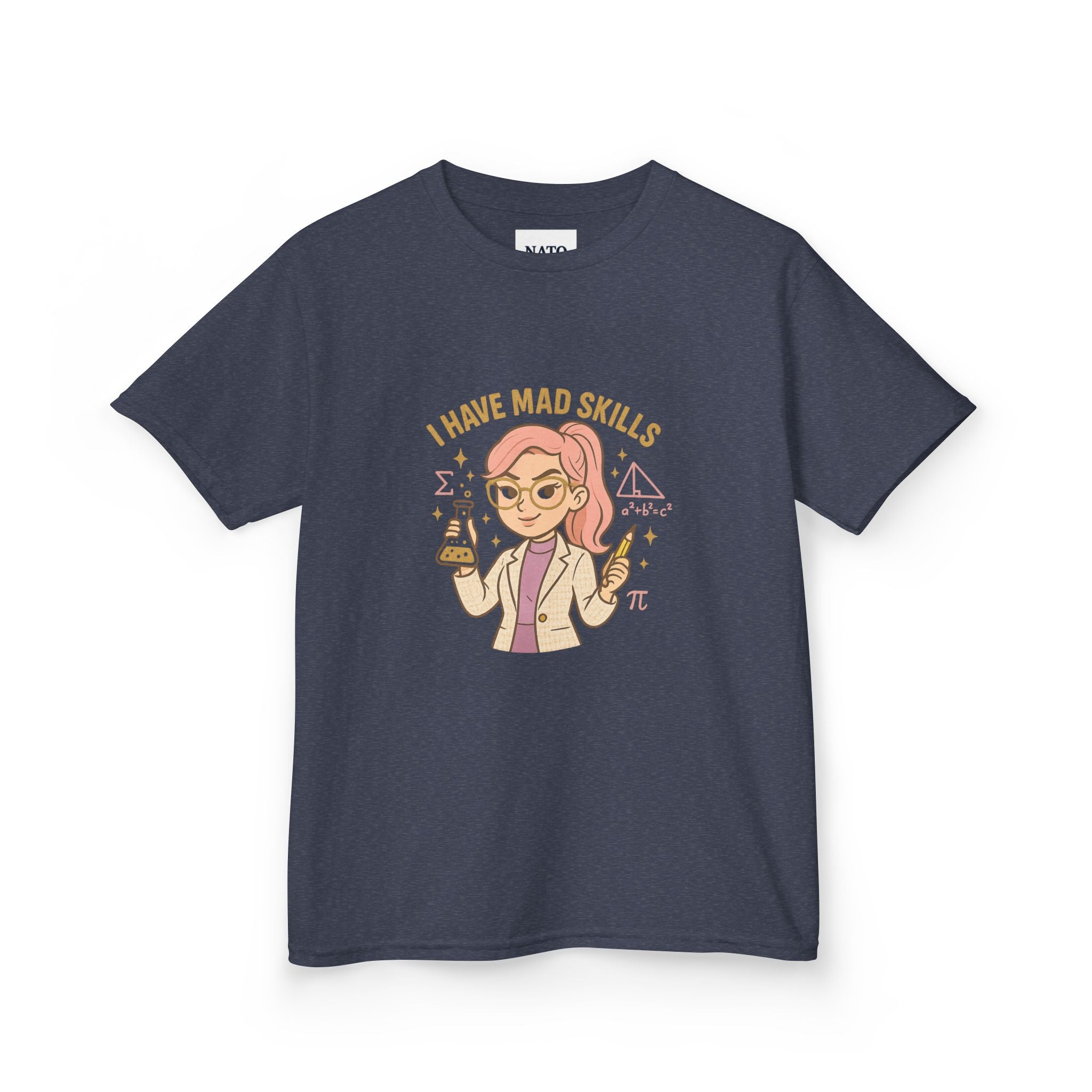 Kids Science Tee - 'I Have Mad Skills', Fun Kids Shirt for STEM Lovers, Perfect for School or Birthdays, Gift for Young Innovators, [...]