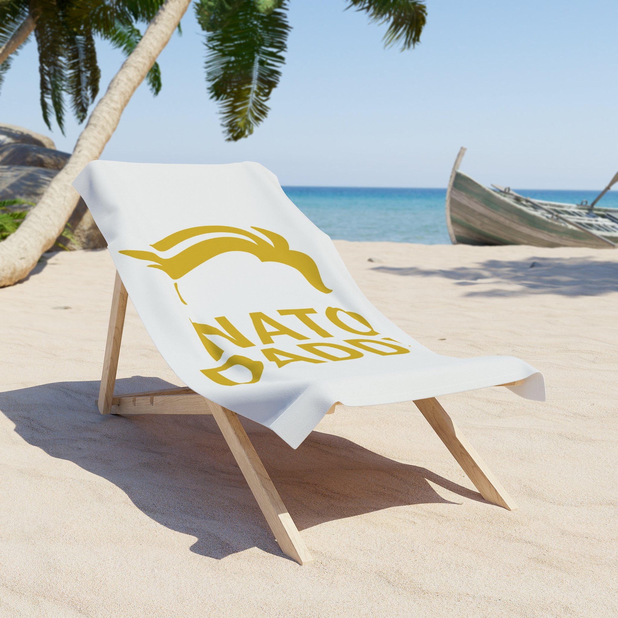 Nato Daddy Beach Towel | Summer Accessory, Swimming, Pool Party, Father's Day Gift, Nautical Decor